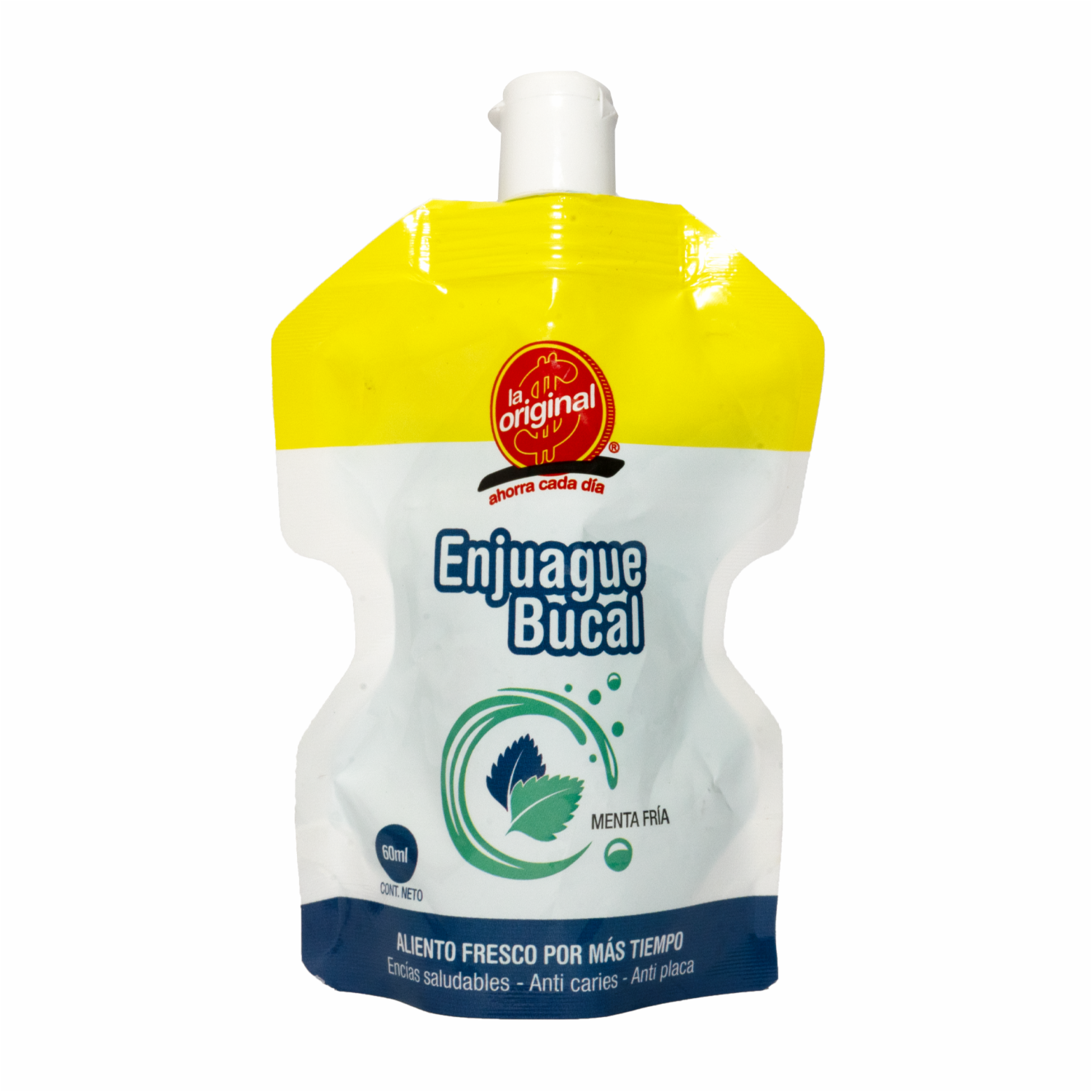 Enjuague  Bucal Sabor A Menta Fría LA ORIGINAL 60 ML