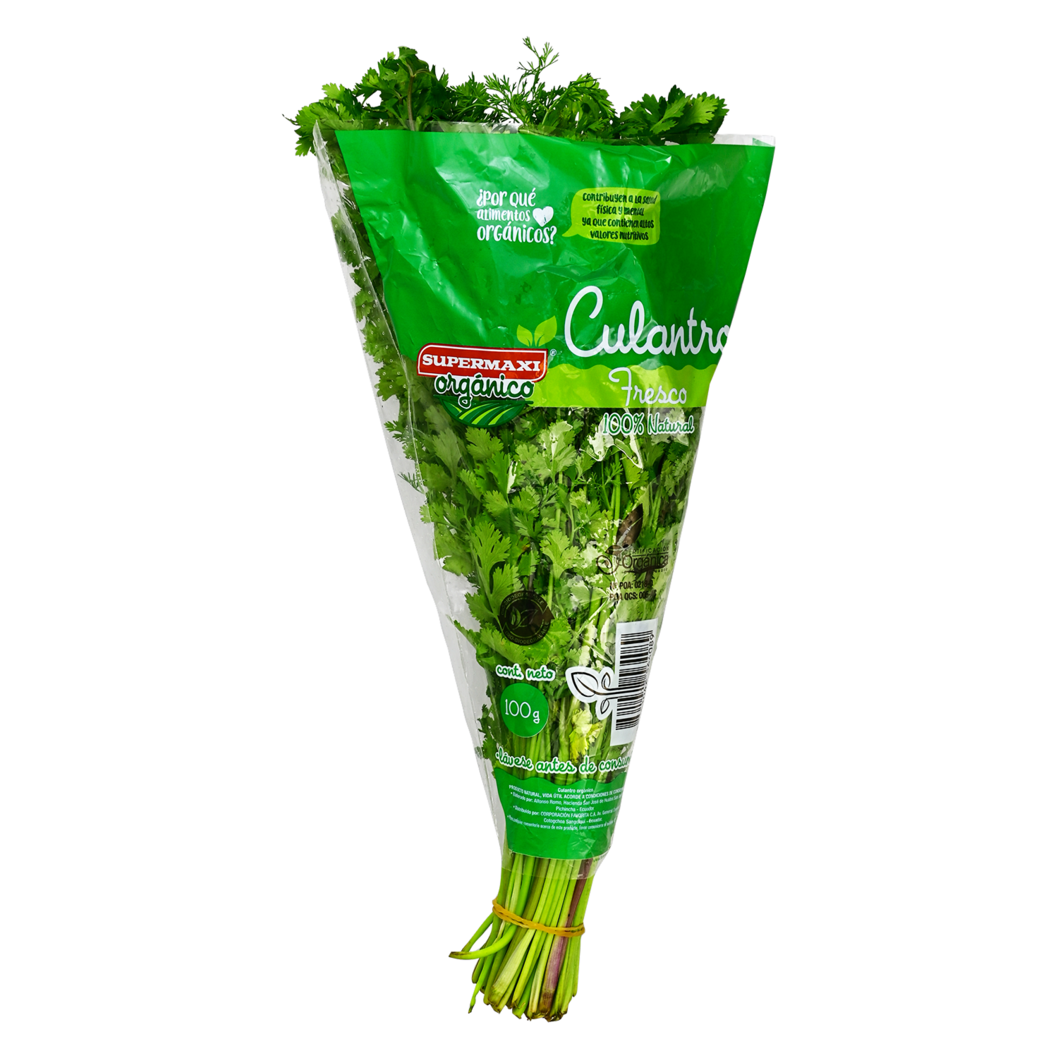 Culantro Orgánico SUPERMAXI Atado