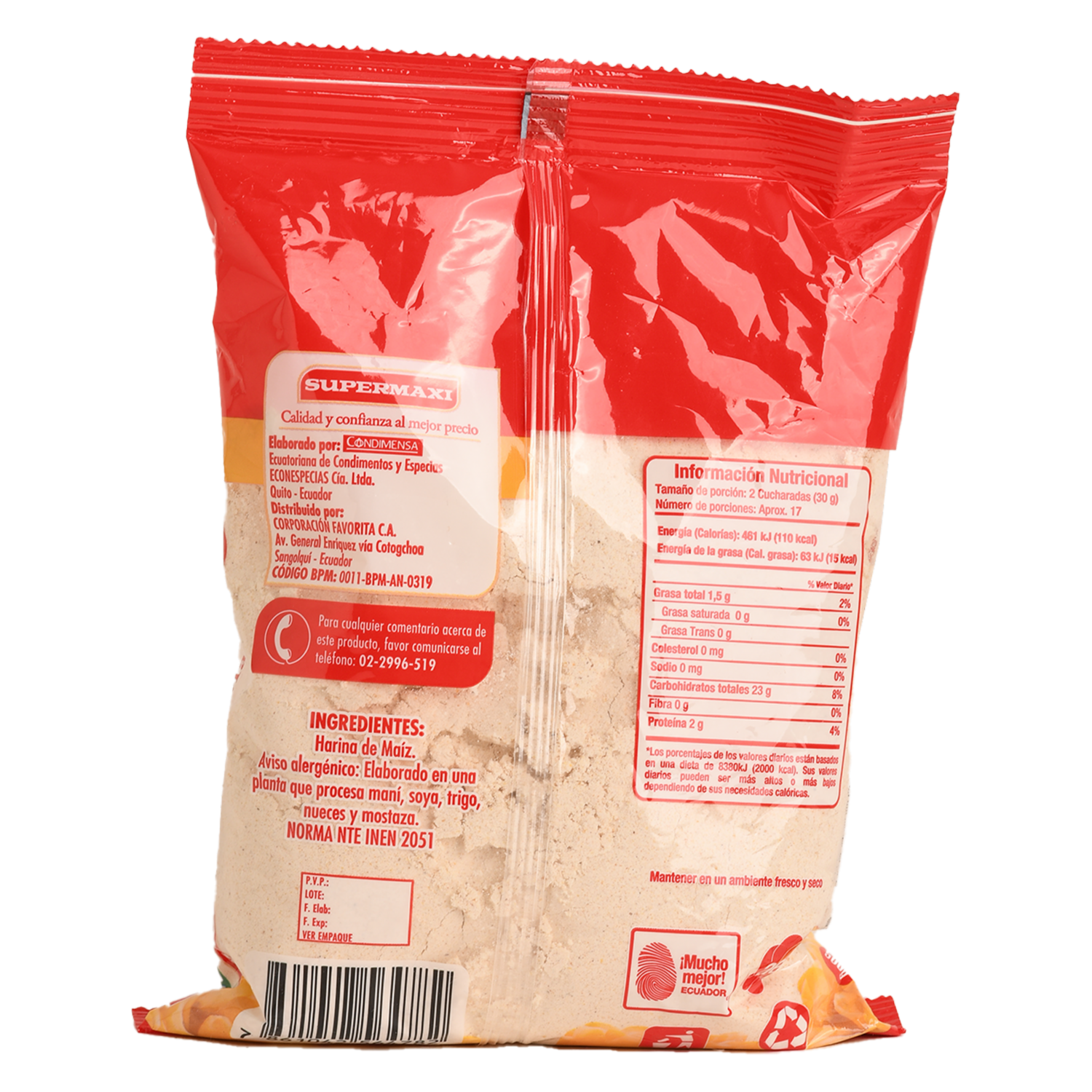 Harina De Maíz Crudo SUPERMAXI 500 g