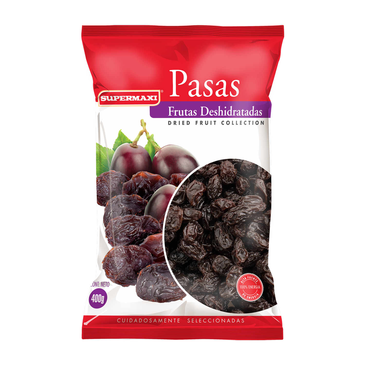 Pasas Naturales SUPERMAXI Funda