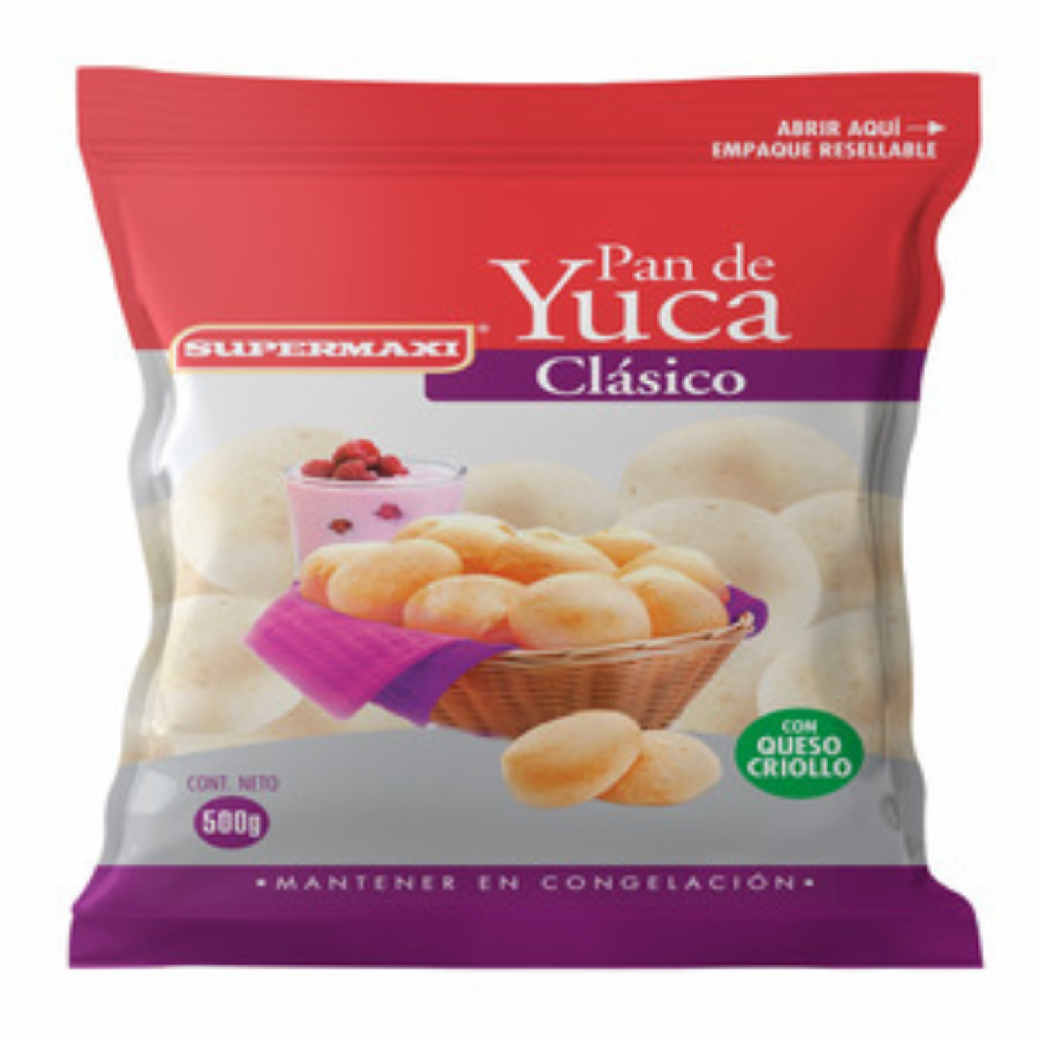 Pan De Yuca Clásico SUPERMAXI 500 G