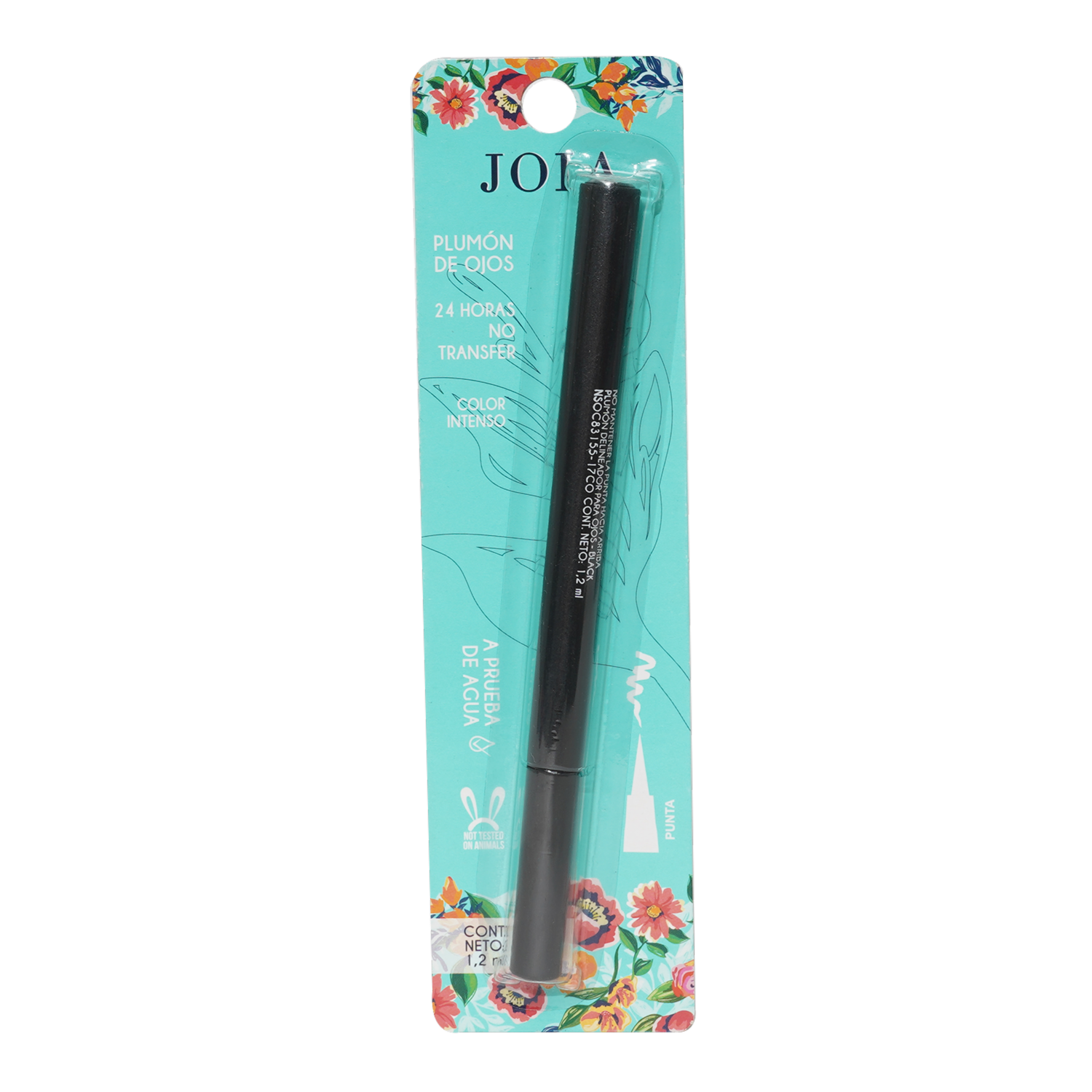 Delineador De Ojos Líquido Color Negro JOIA Unidad