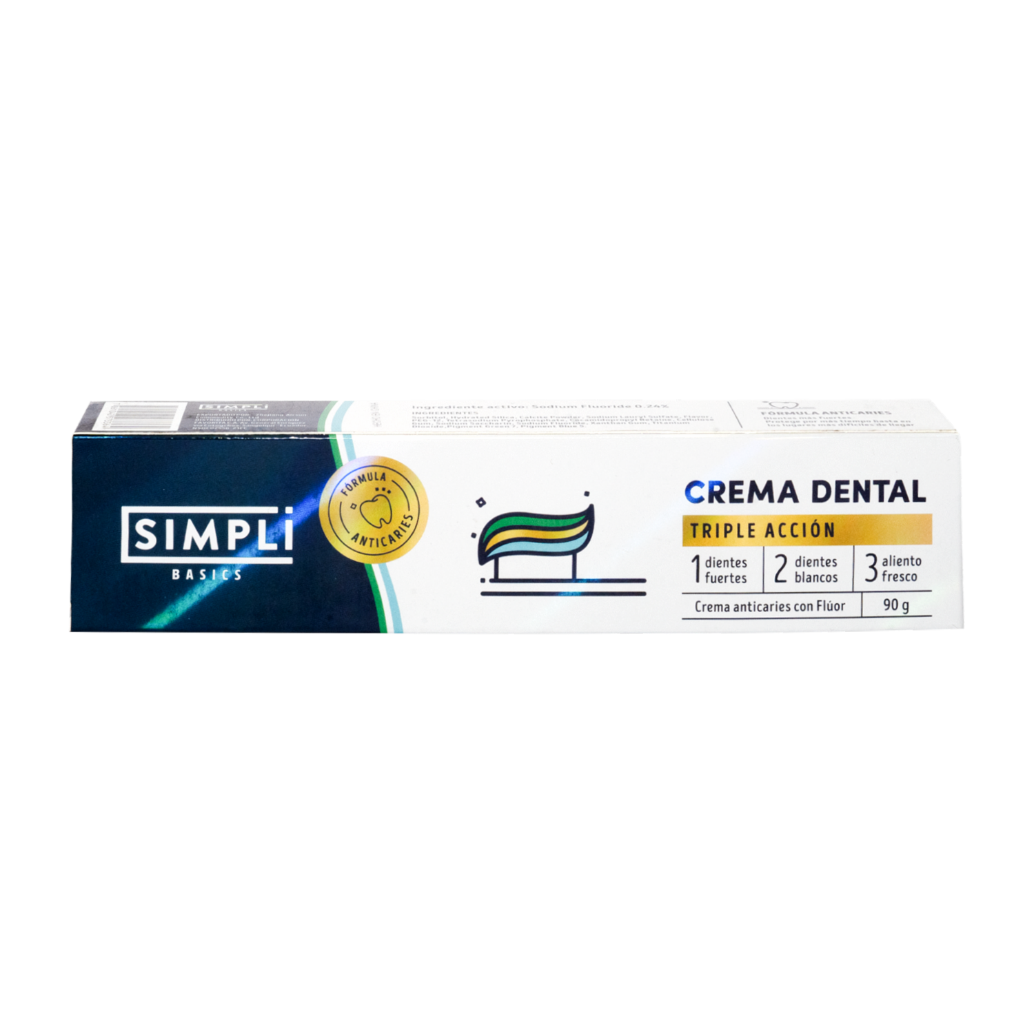 Pasta Dental Triple Acción SIMPLI 90 G