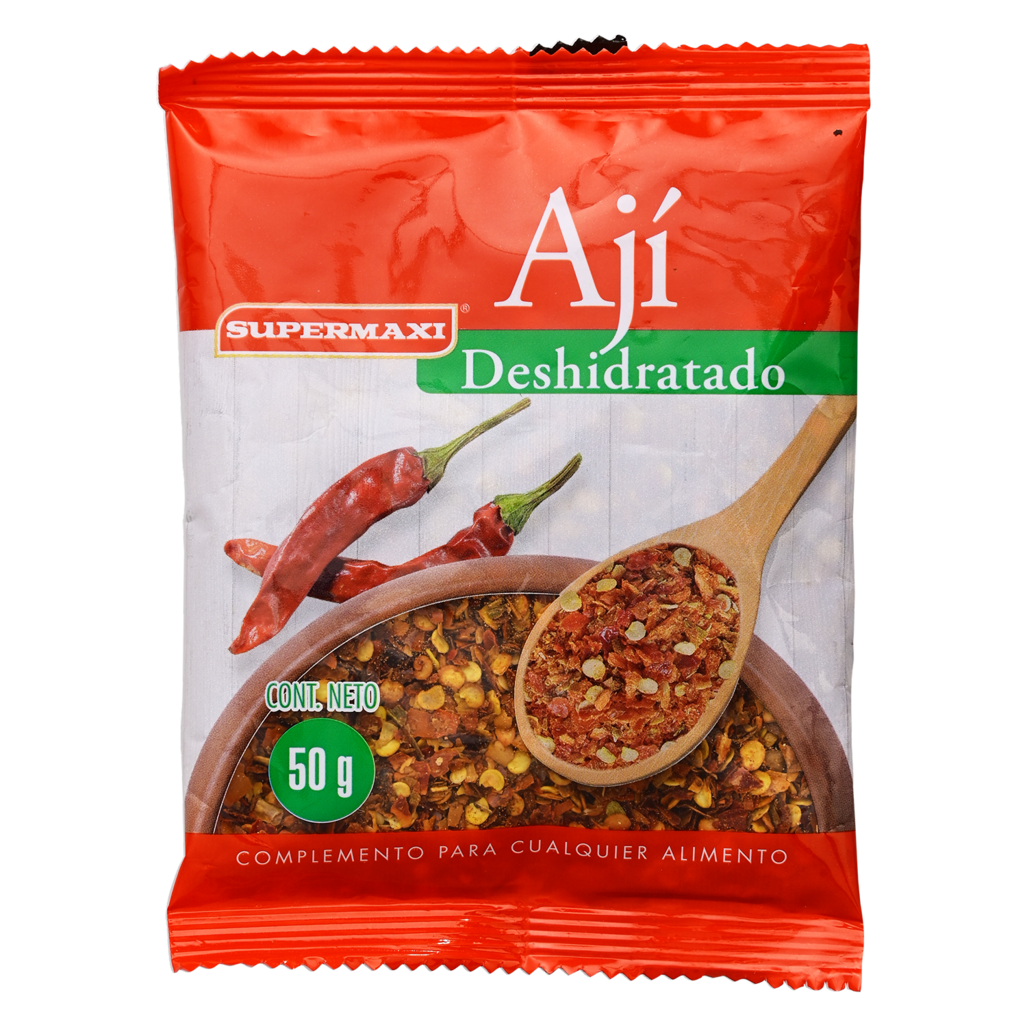 Ají Deshidratado Condimento SUPERMAXI 50 G