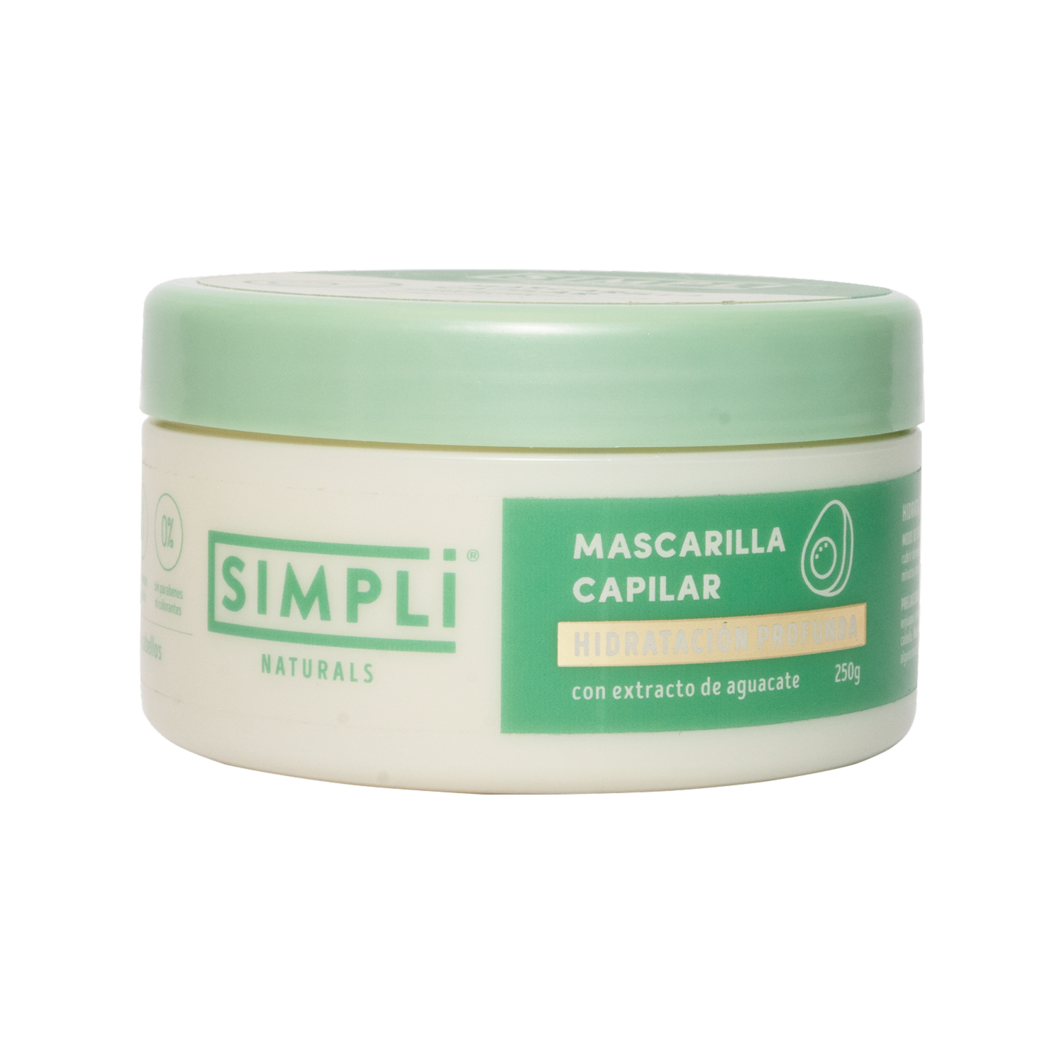 Mascara Capilar Con Extracto De Aguacate SIMPLI 250 Ml