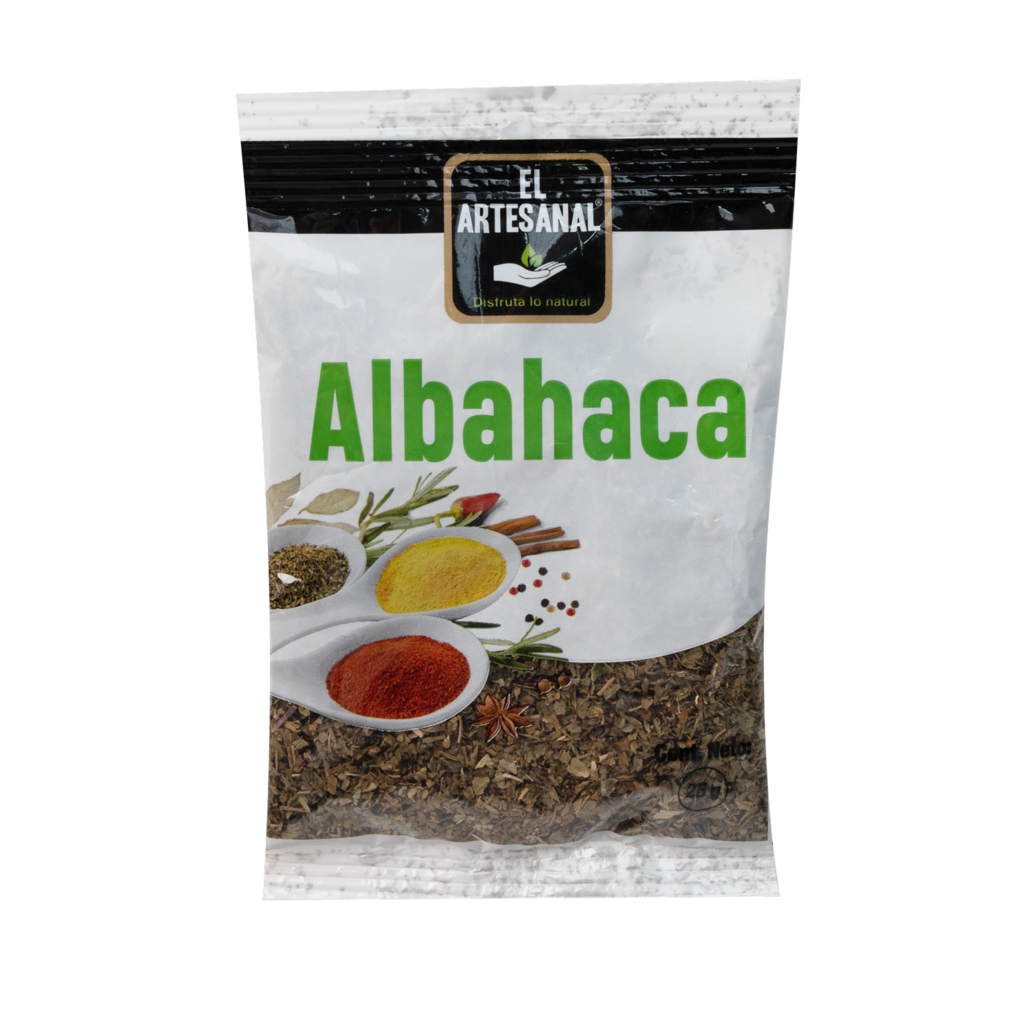 Albahaca Deshidratada Funda EL ARTESANAL 25 G