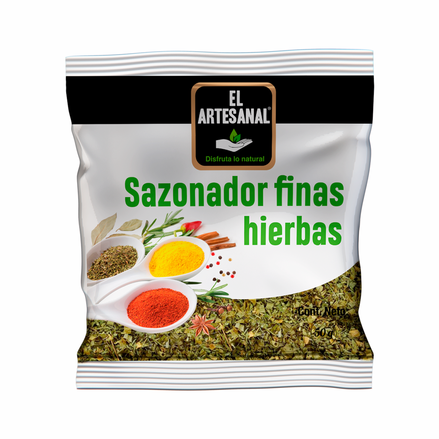 Sazonador Finas Hierbas Funda EL ARTESANAL 50 G