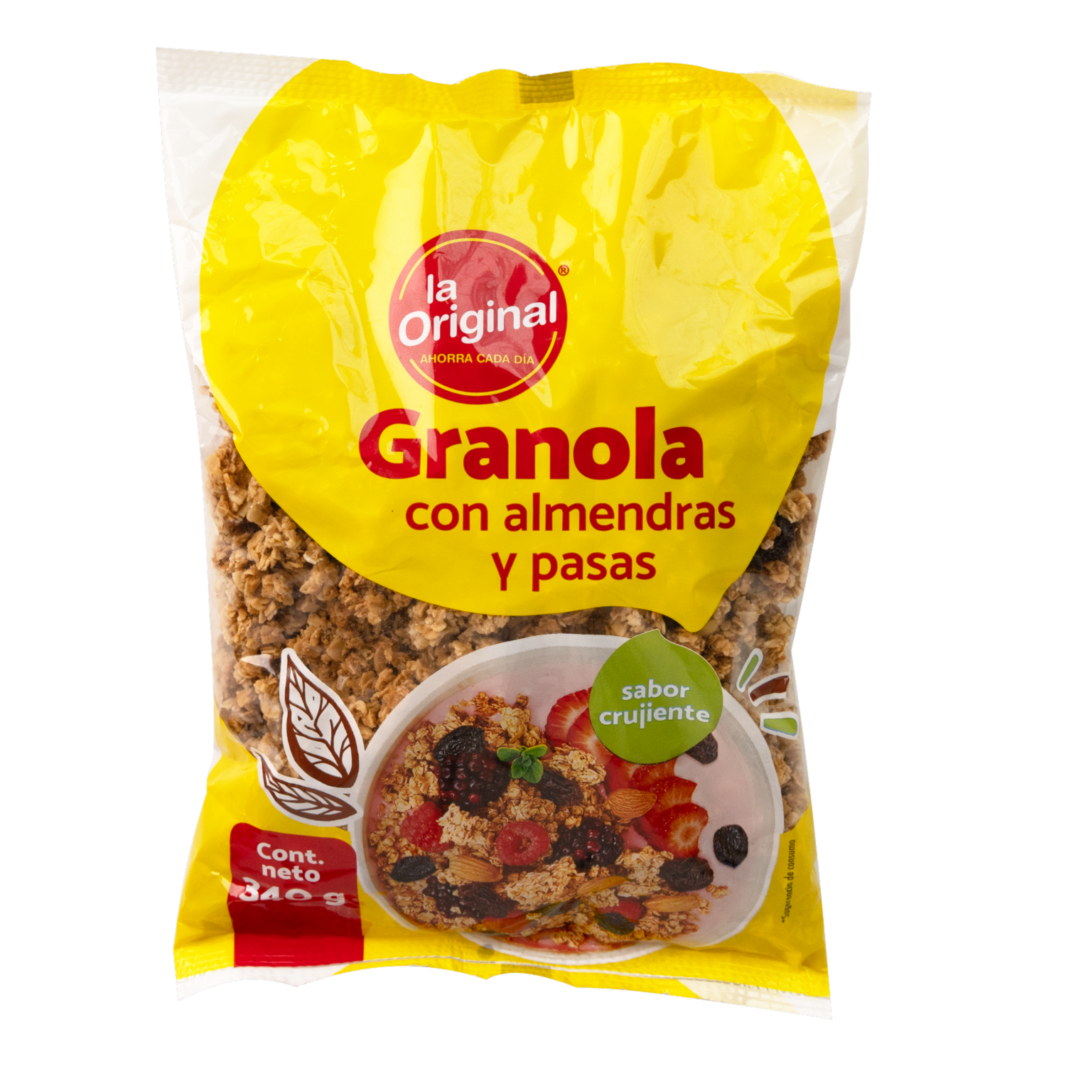 Granola Con Pasas Almendras LA ORIGINAL 340 G