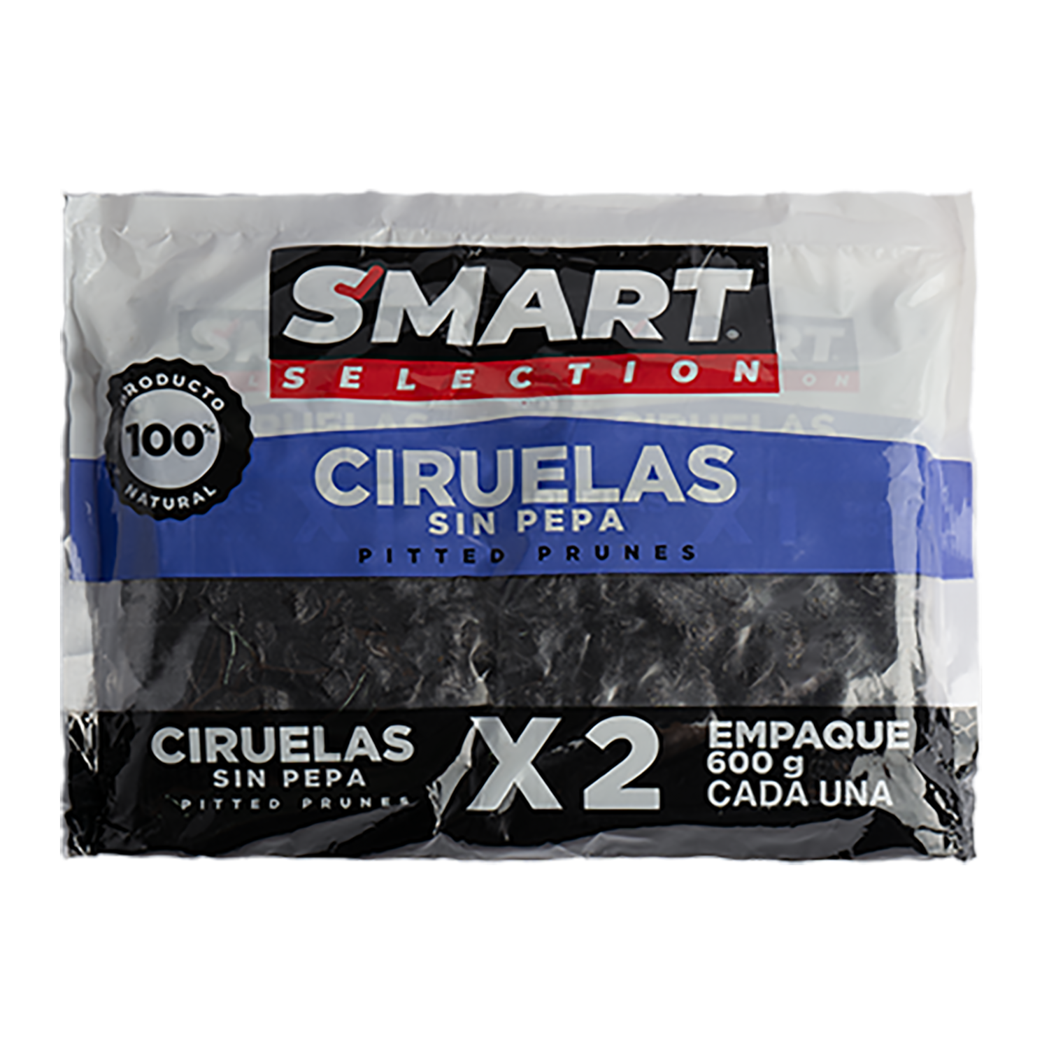 Ciruelas Deshidratadas SMART SELECTION 2 X 600 G