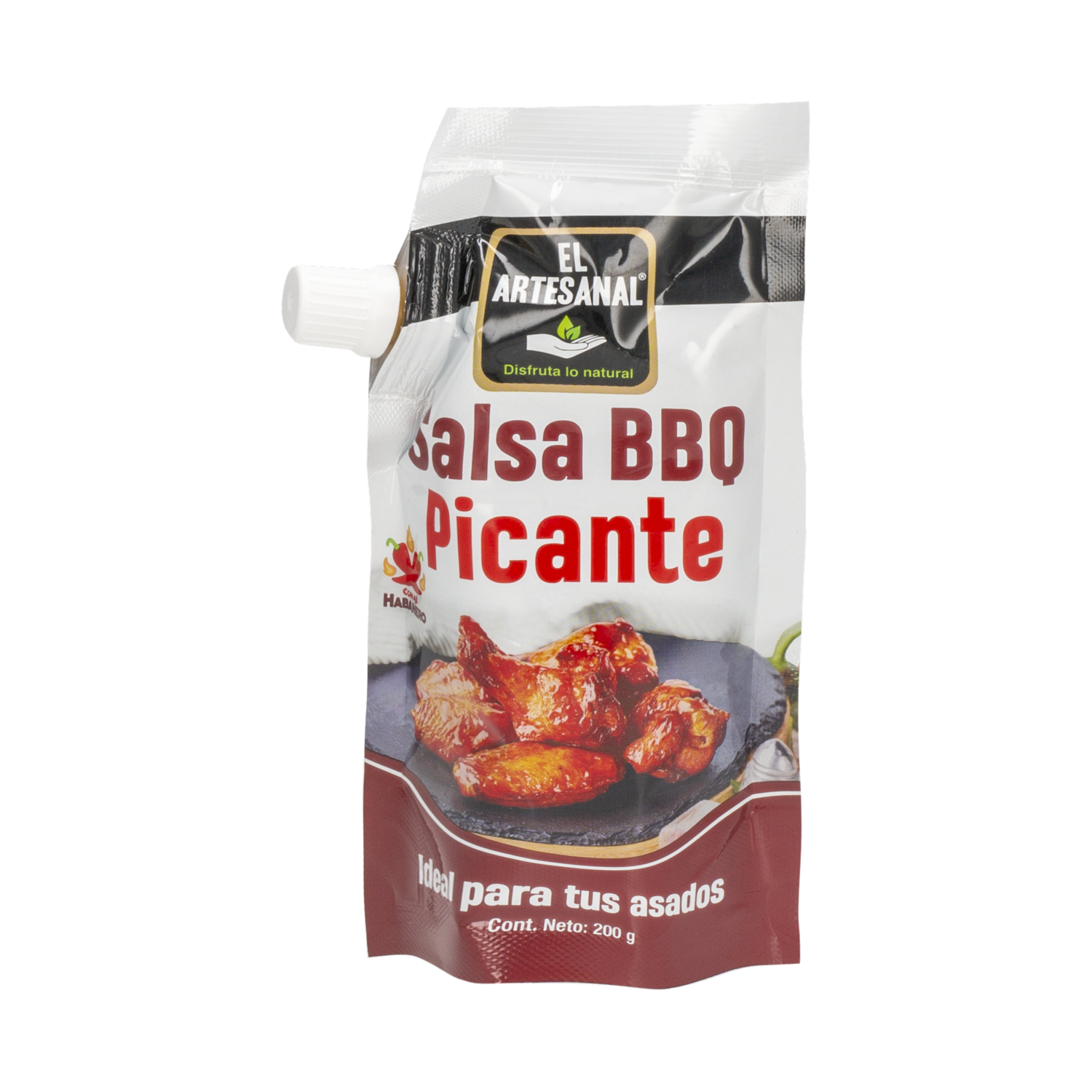 Salsa Bbq Picante EL ARTESANAL Doypack 200 G