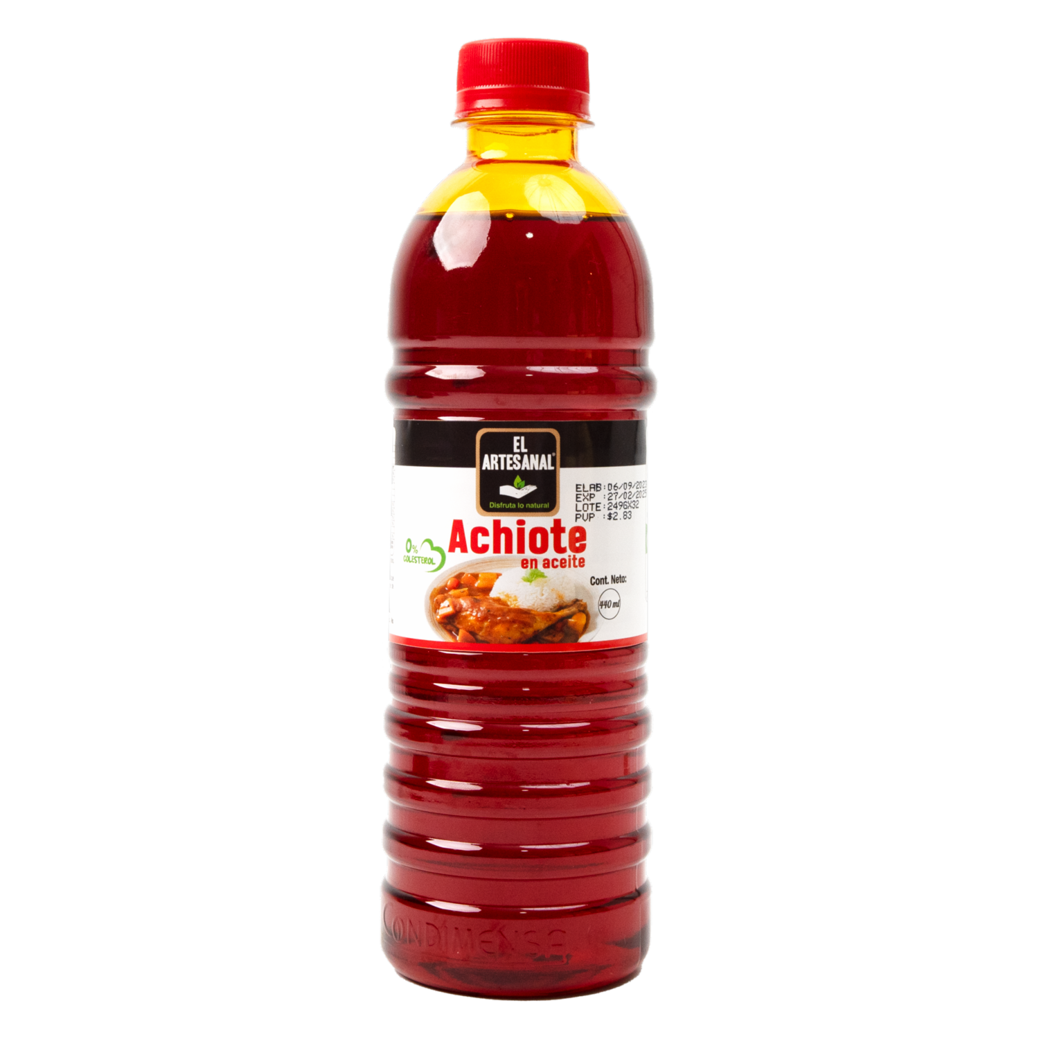 Aceite De Achiote Botella EL ARTESANAL 100 Ml