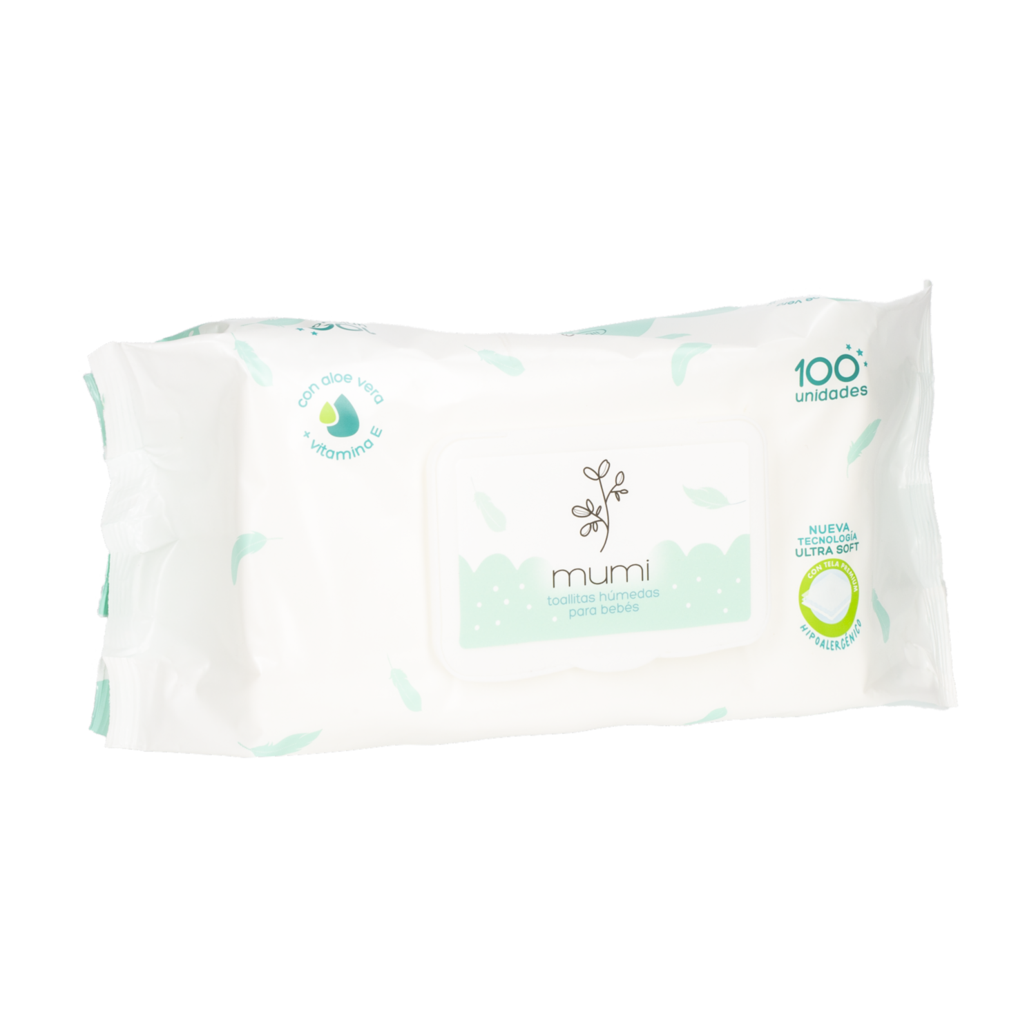 Pañitos Húmedos Para Bebés MUMI X 100 Uds