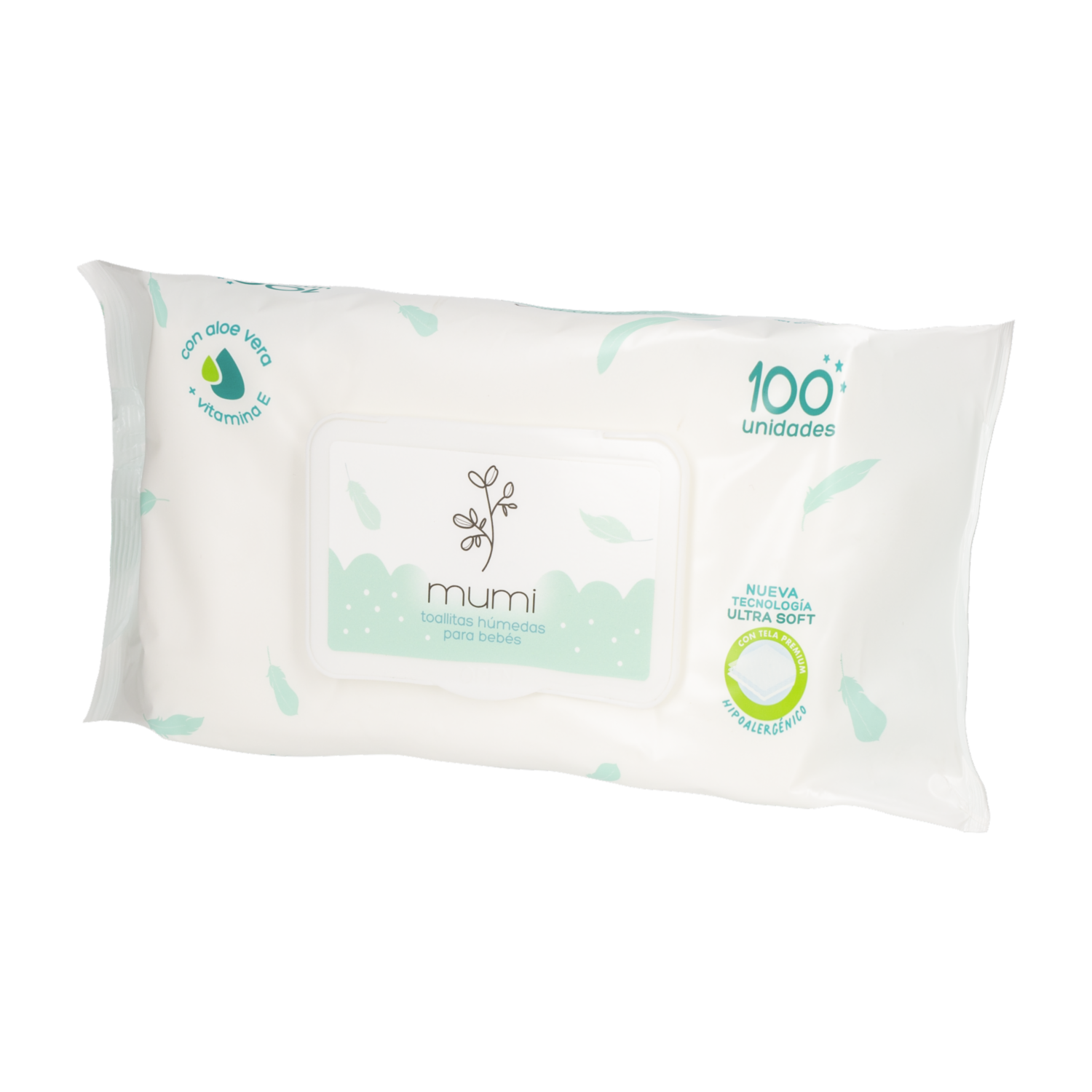 Pañitos Húmedos Para Bebés MUMI X 100 Uds
