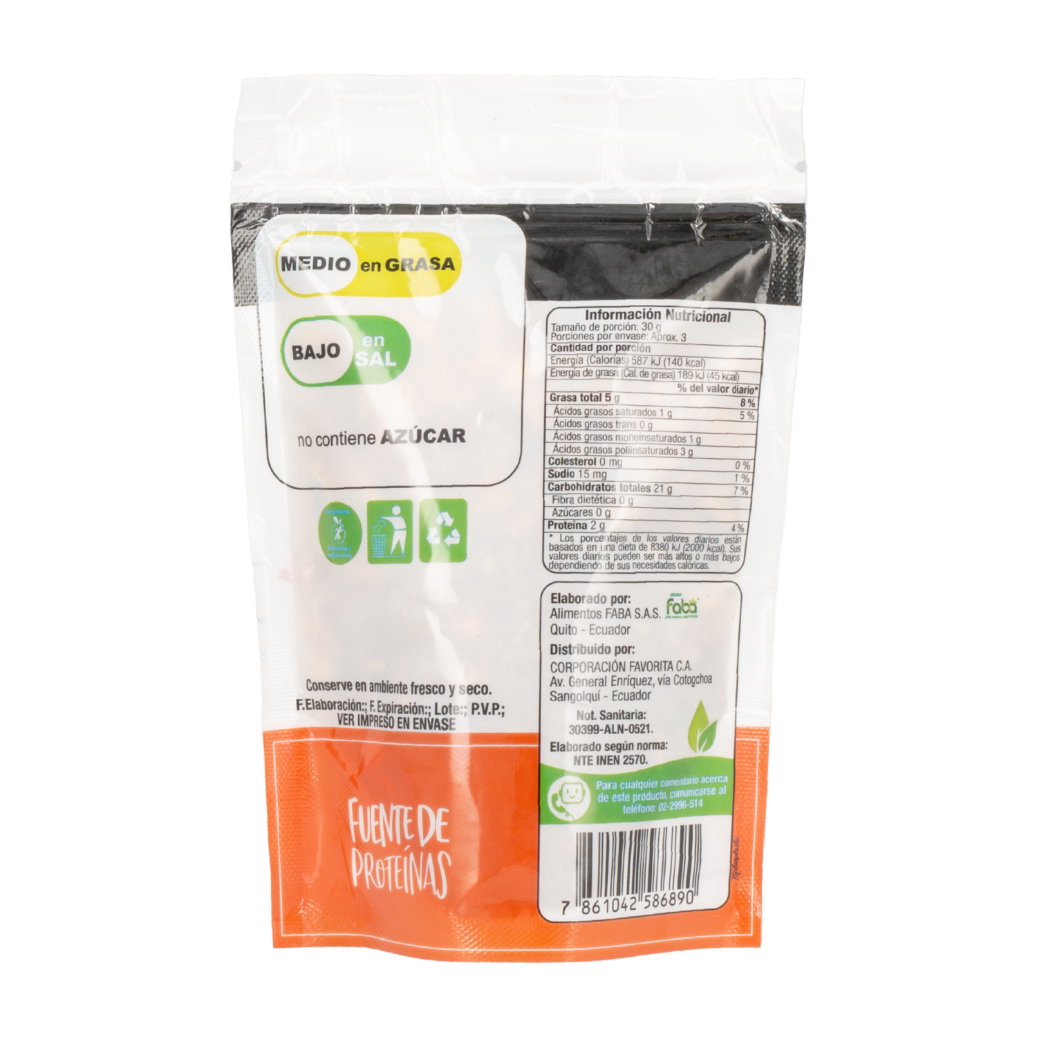 Tostado Con Chile Y Limón EL ARTESANAL Doypack 100 G