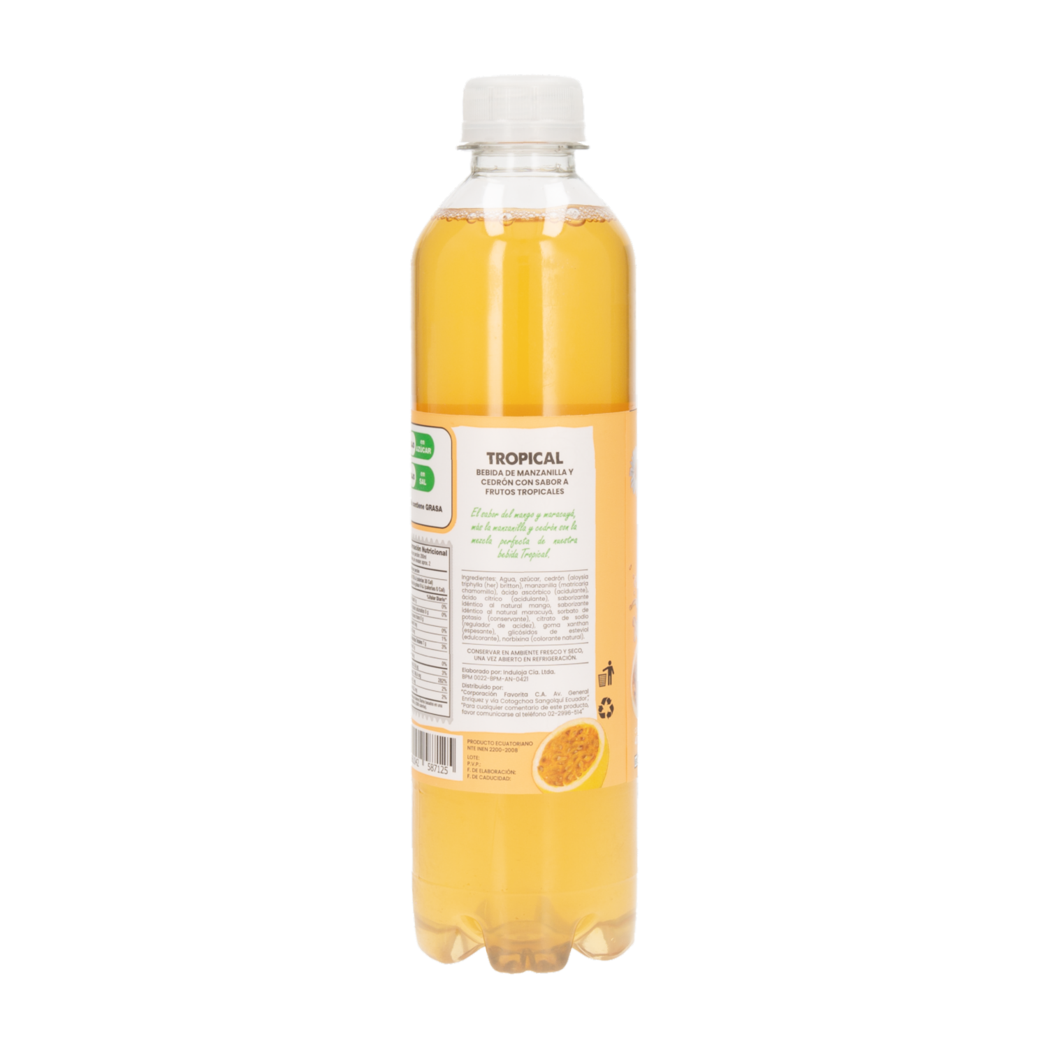 Té Frio De Manzanilla Y Cedrón Con Frutos Tropicales ESY 400 Ml