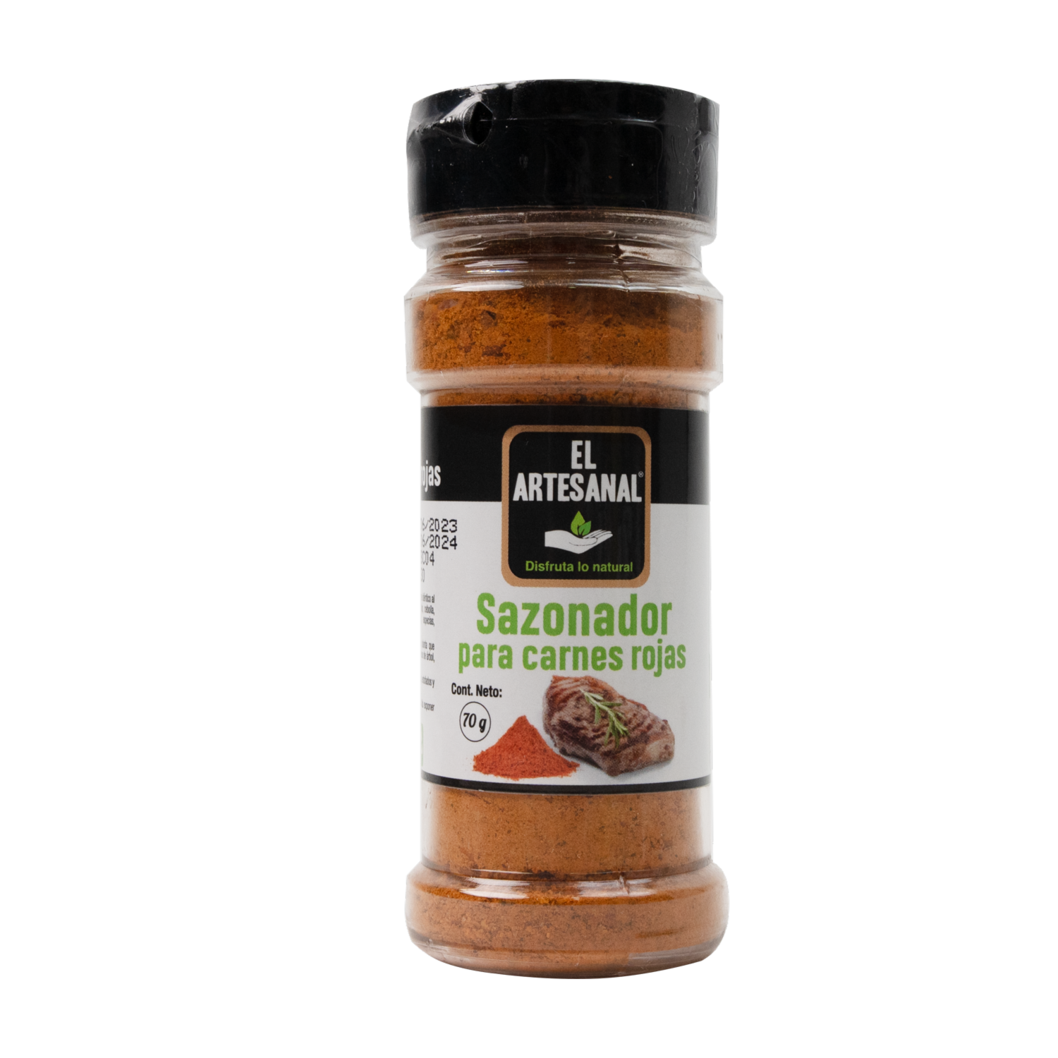 Sazonador De Carnes Rojas En Frasco EL ARTESANAL 70G