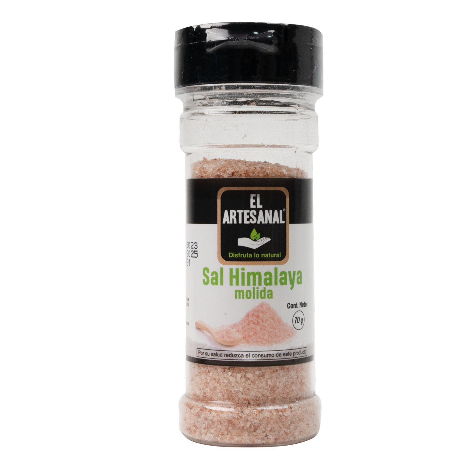 Sal Del Himalaya Molida En Frasco EL ARTESANAL 70 G