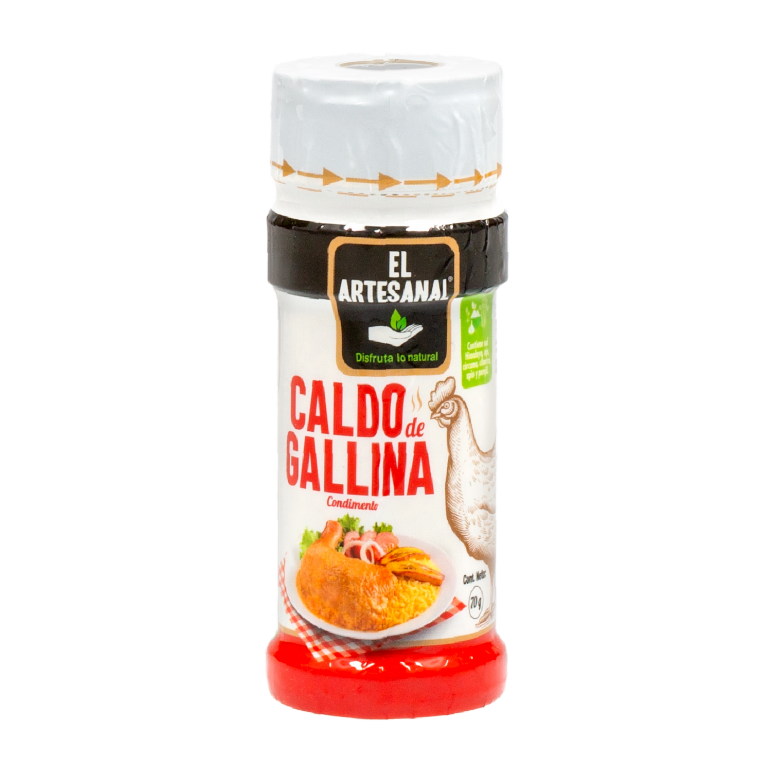 Caldo De Gallina En Polvo EL ARTESANAL 70 G