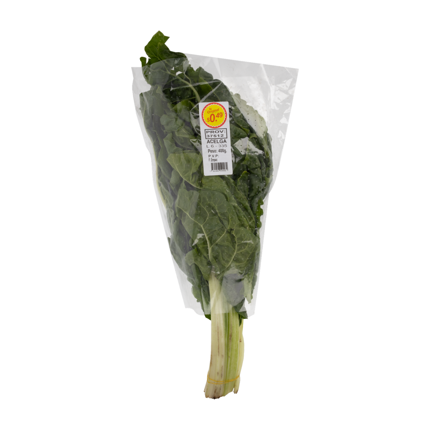 Acelga Natural Y Fresca $0,49 LA ORIGINAL 400 G
