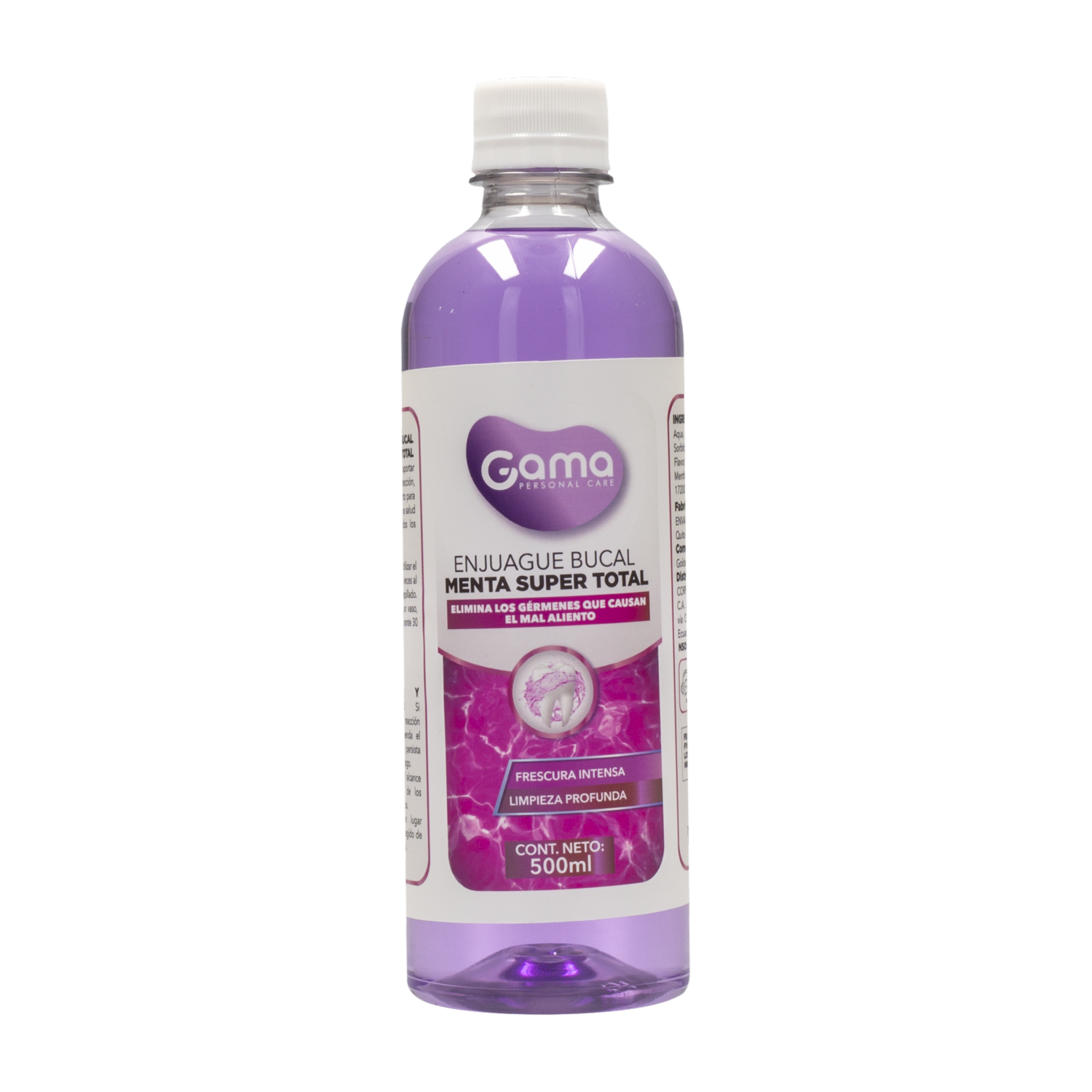 Enjuague  Bucal Sabor Menta Super Total GAMA 500 Ml