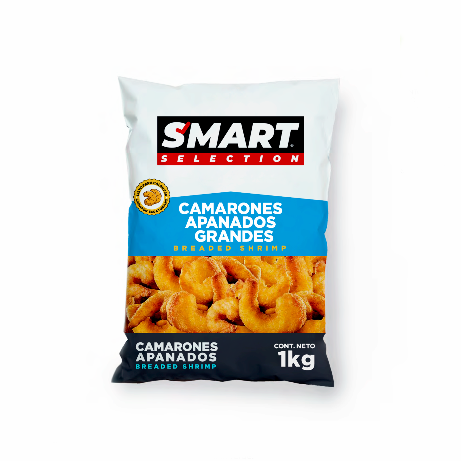 Camarones Apanados Grandes SMART SELECTION 1 Kg