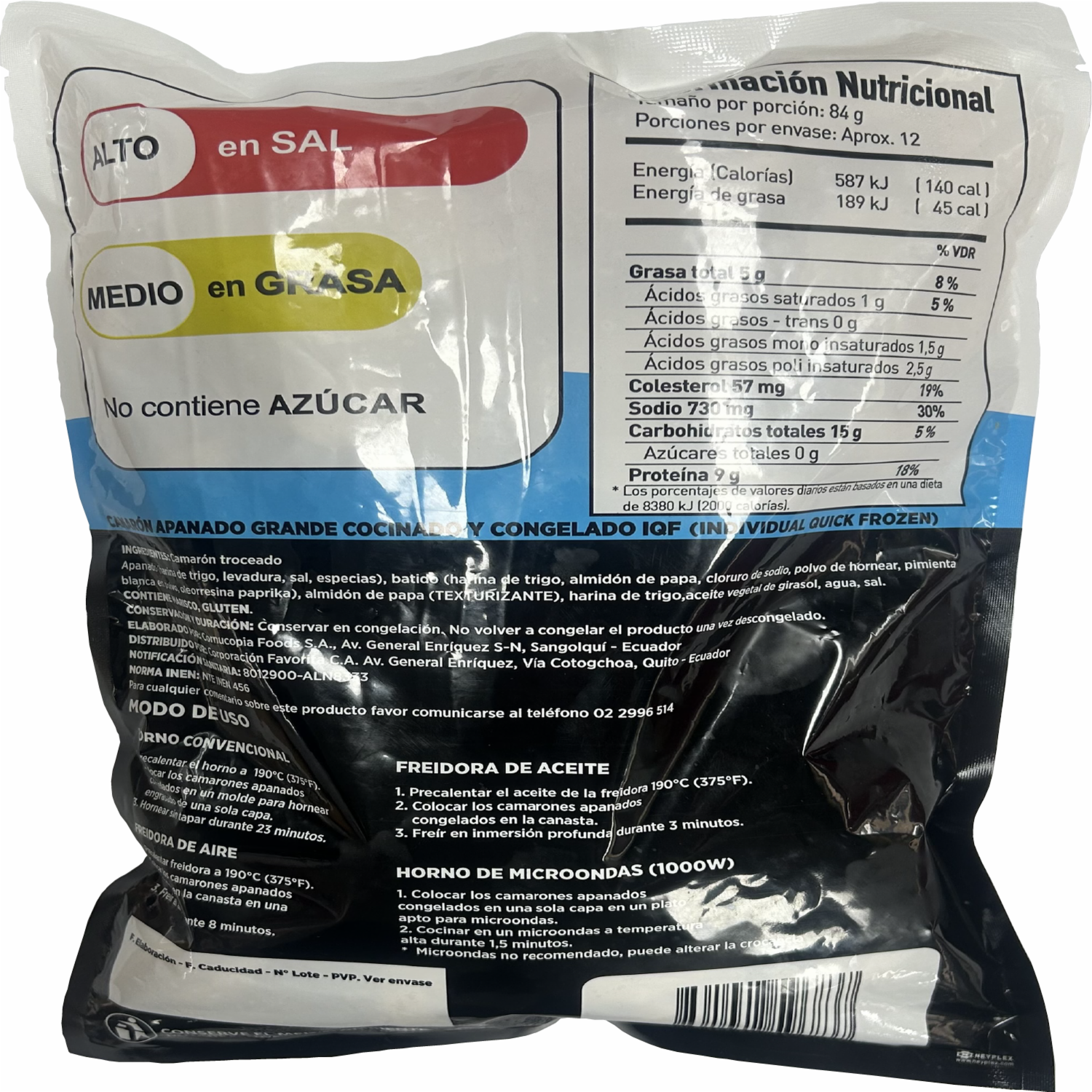 Camarones Apanados Grandes SMART SELECTION 1 Kg