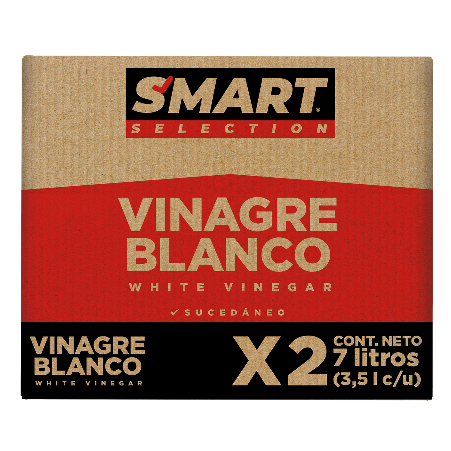 Vinagre Blanco Sucedáneo SMART SELECTION Pack X 2 Uds