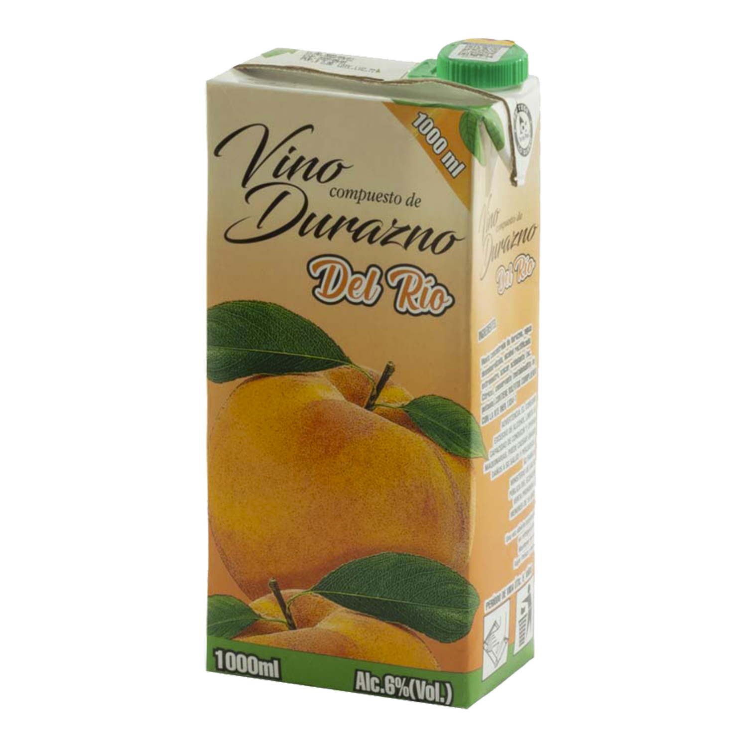 Vino Dulce De Durazno DEL RÍO 1000 Ml