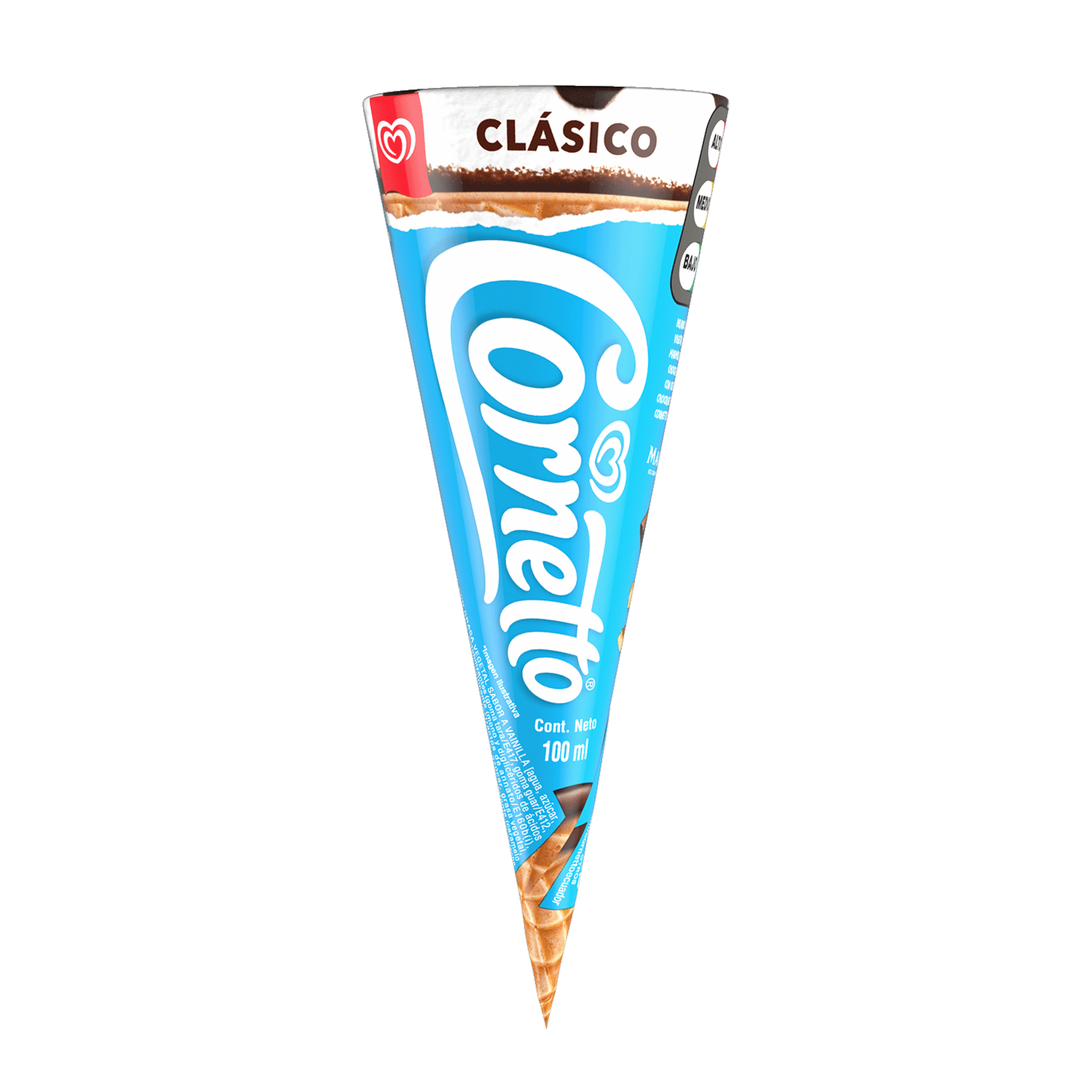 Helado Cornetto Clásico Vainilla PINGÜINO 100 Ml