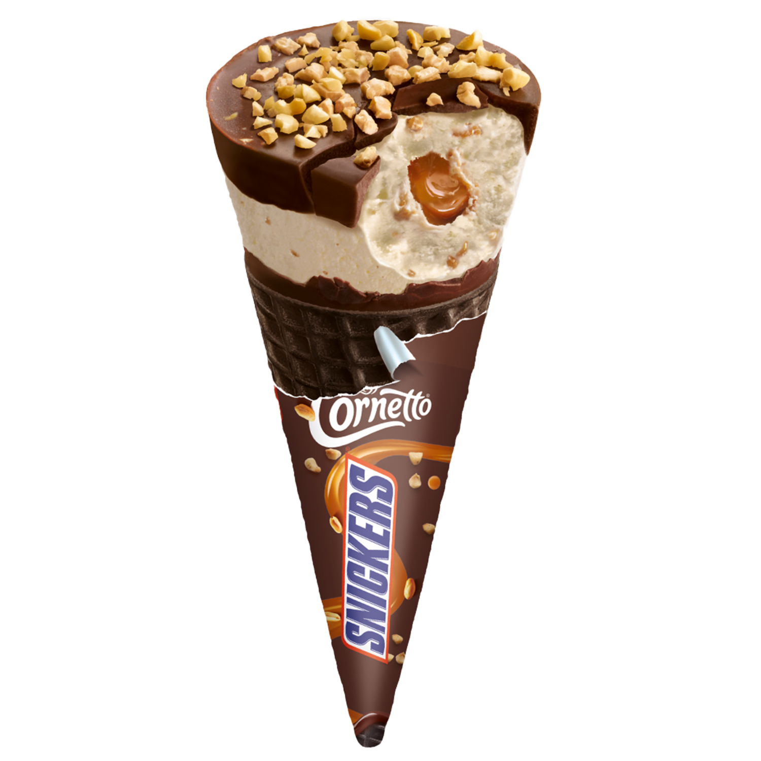 Helado Cornetto Snickers PINGÜINO 100 Ml