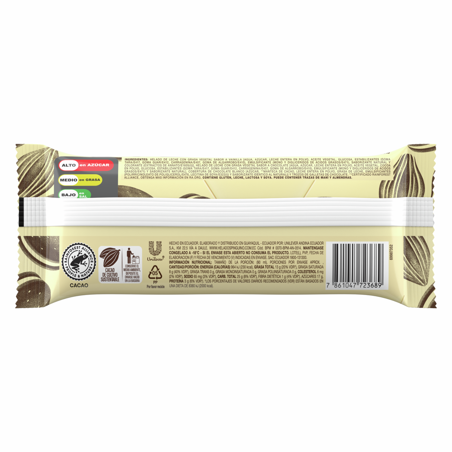 Helado Magnum Cookies And Cream PINGÜINO 90 Ml