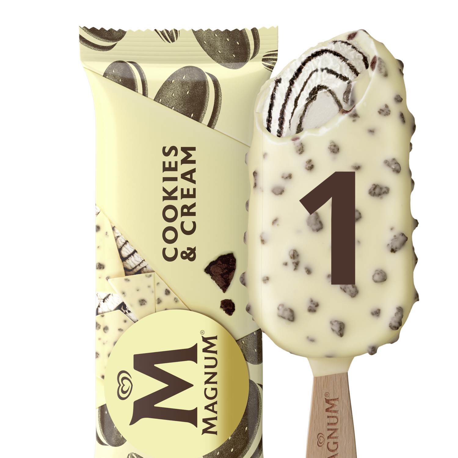 Helado Magnum Cookies And Cream PINGÜINO 90 Ml