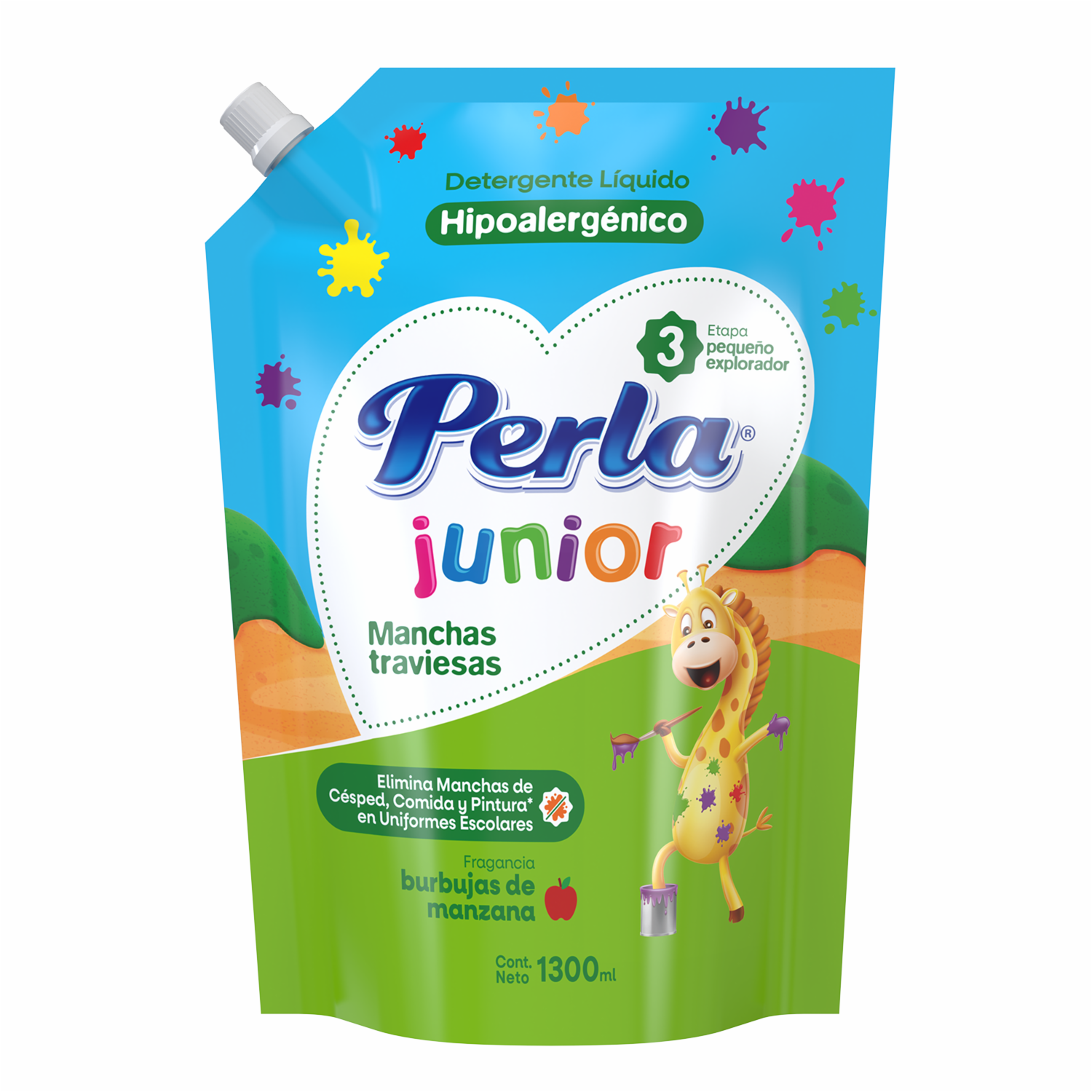 Detergente Líquido Junior PERLA 1300 Ml