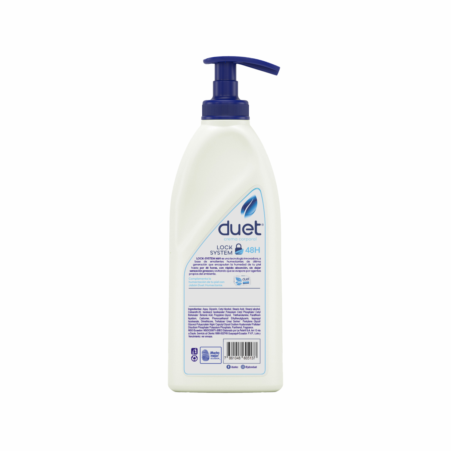 Crema Corporal Humectante DUET 400 Ml
