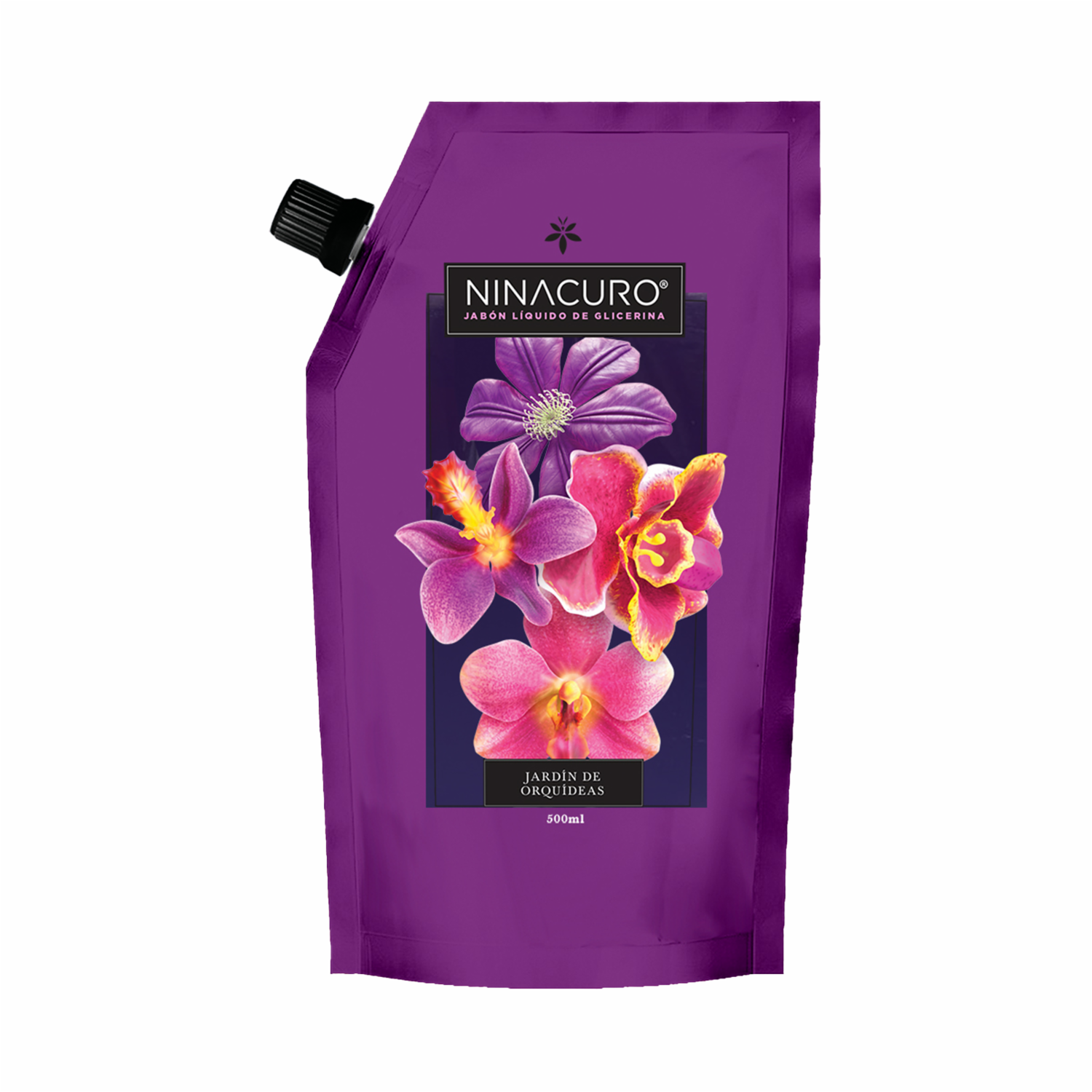 Jabón Líquido Jardín De Orquídeas NINACURO 500 Ml