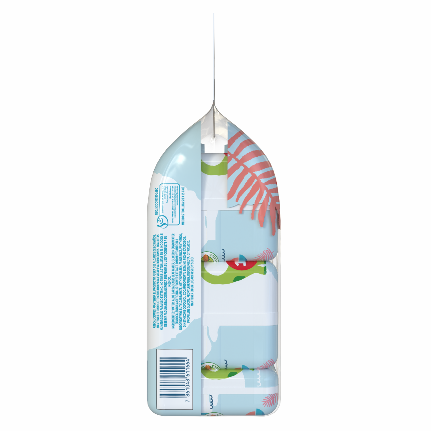 Pañitos Húmedos Con Aloe Vera Y Caléndula NAPPIS 1×150 Uds
