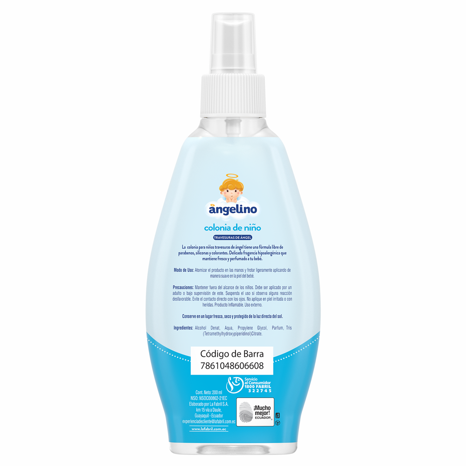 Colonia Para Niño ANGELINO 200 Ml