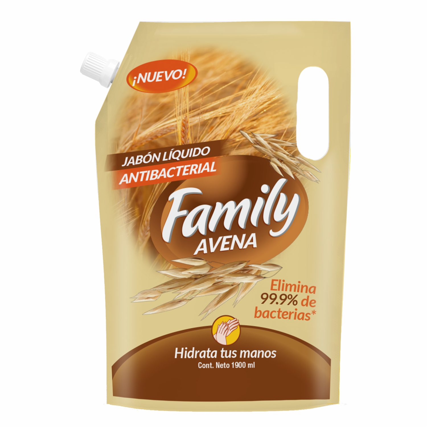 Jabón Líquido De Avena FAMILY 1900 Ml