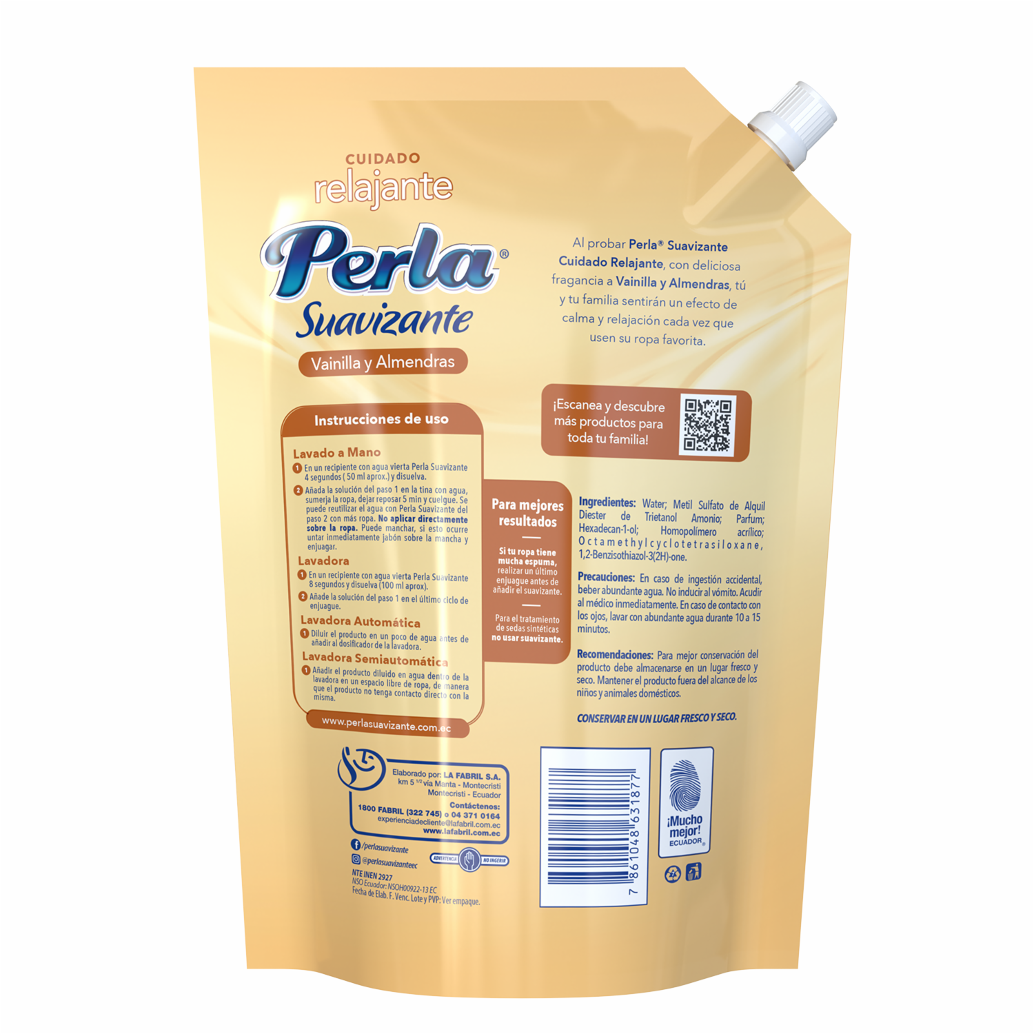 Suavizante De Ropa Armonía PERLA 1300 Ml