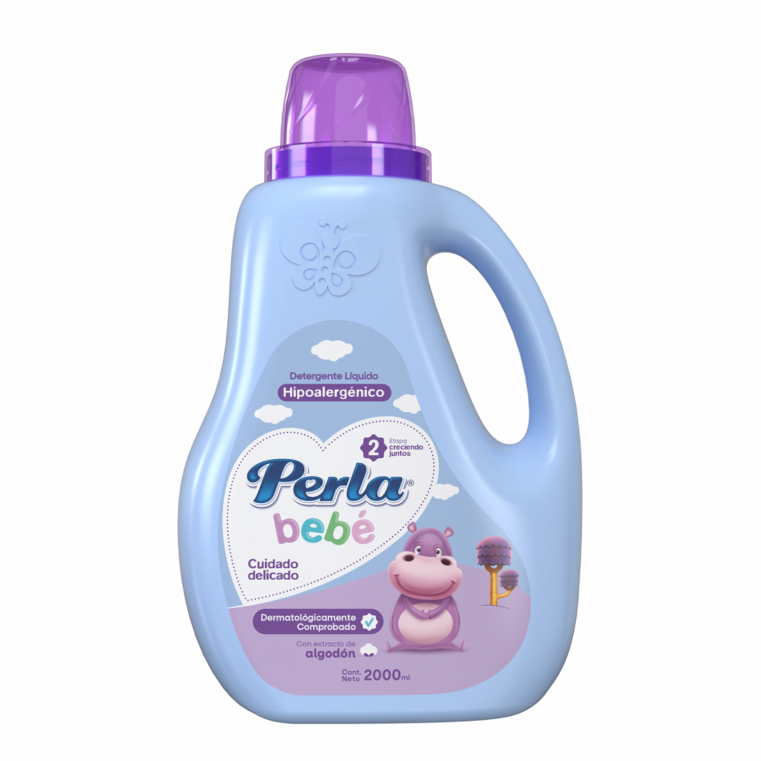 Detergente Líquido De Bebé PERLA 2000 Ml