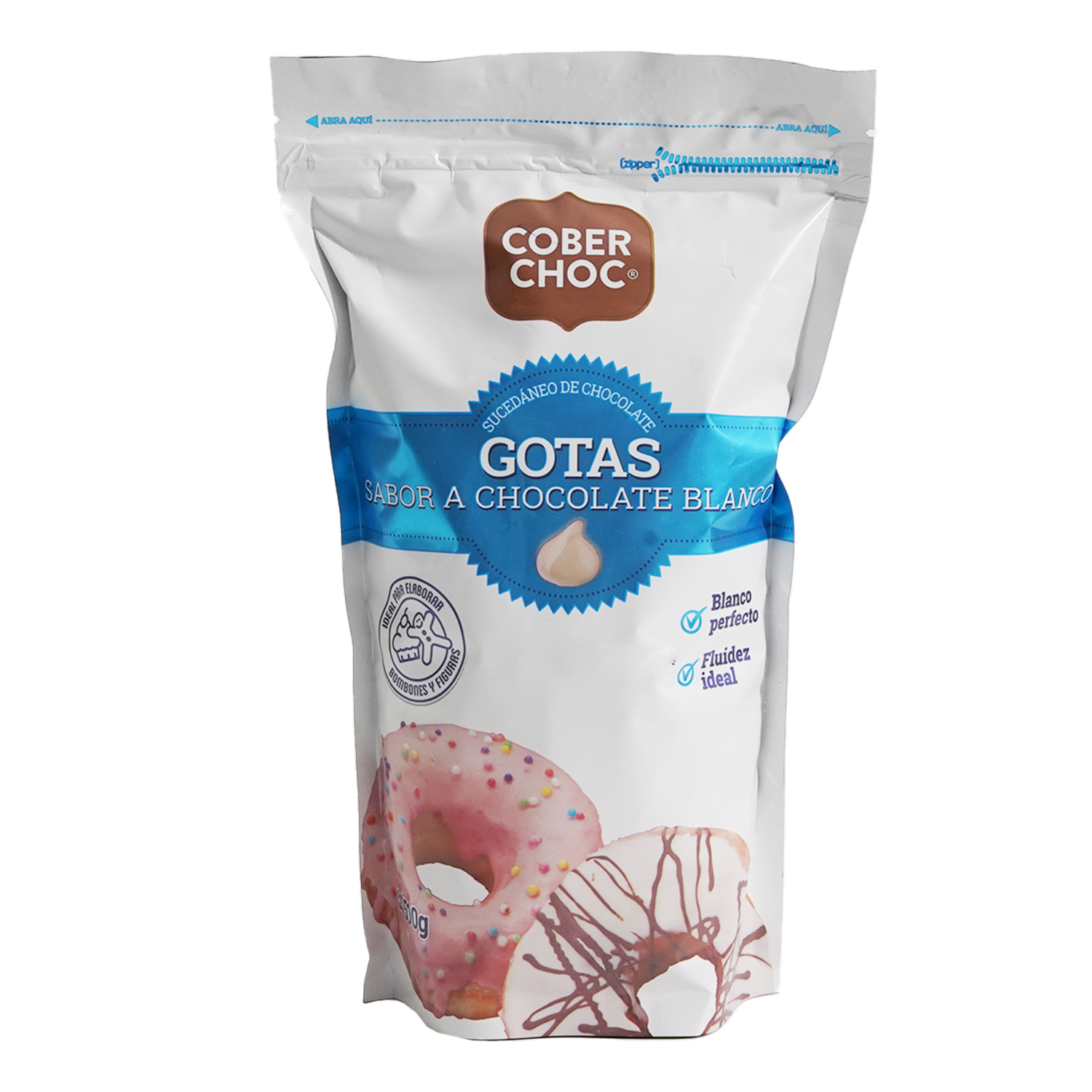 Gotitas De Chocolate Blanco COBERCHOC 500 G