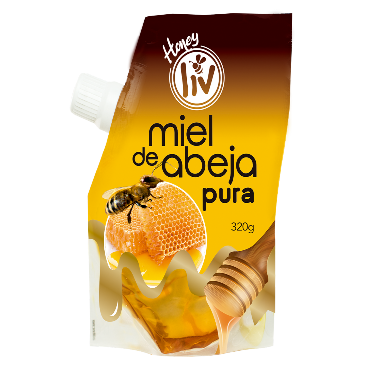 Miel De Abeja Pura LIV Doy Pack 320 Gr