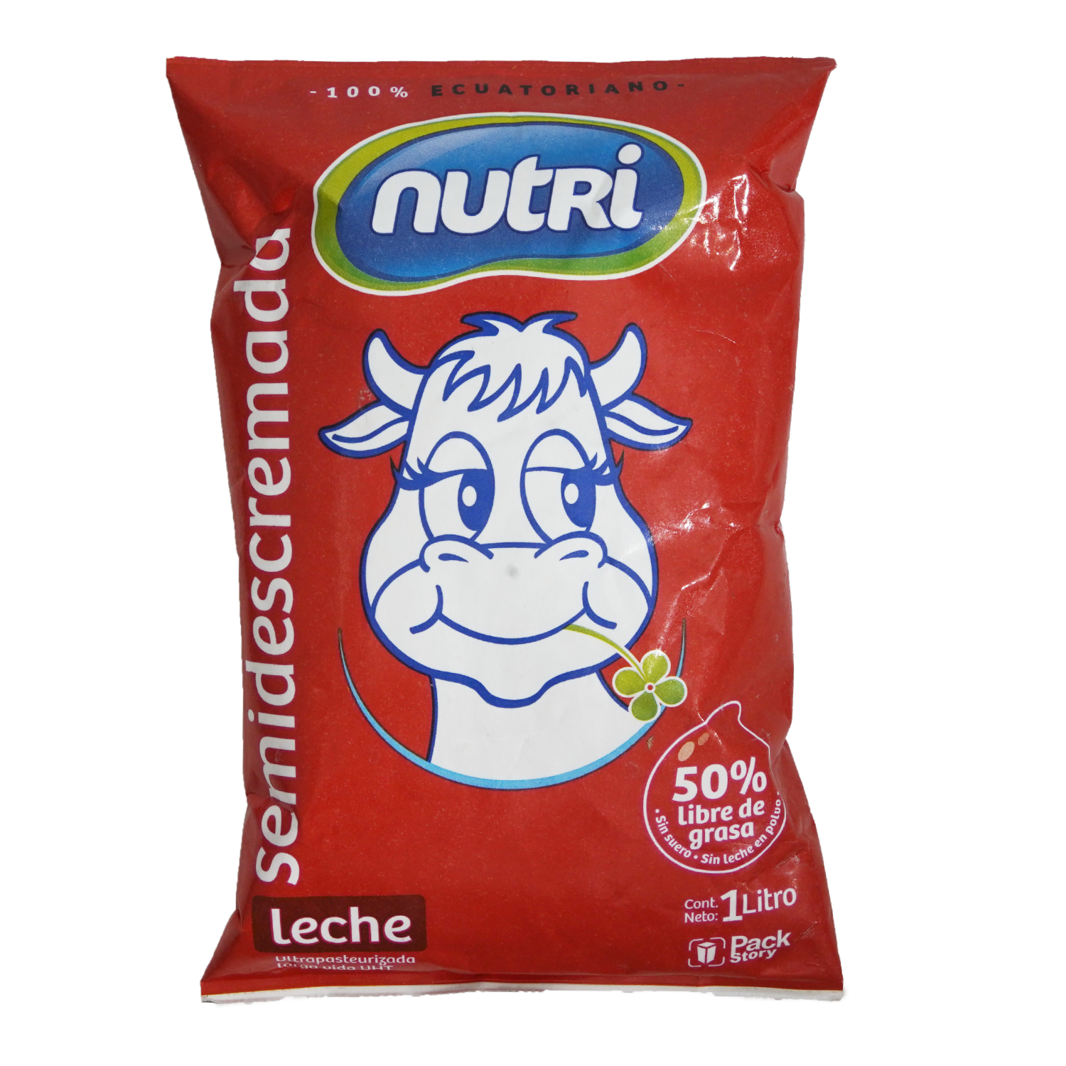 Leche Semidescremada Uht Tetrafino NUTRI Tetrapack