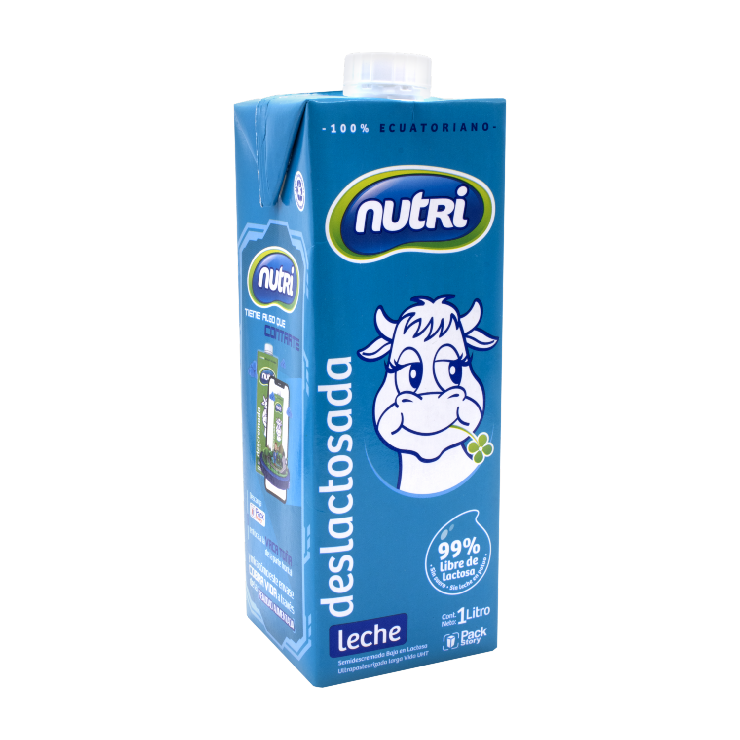 Leche Deslactosada Tetra Square NUTRI 1000 Ml