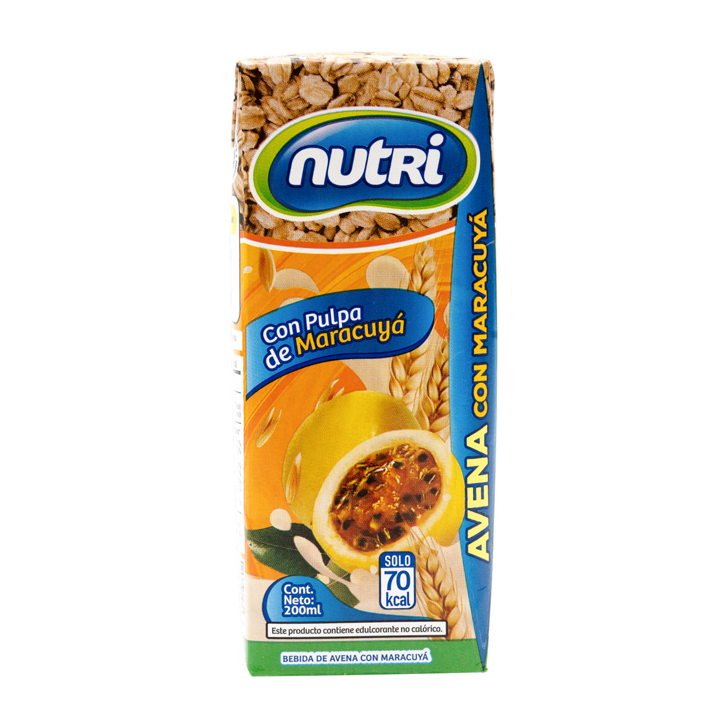 Bebida De Avena Con Maracuyá Slim NUTRI Tetrapak