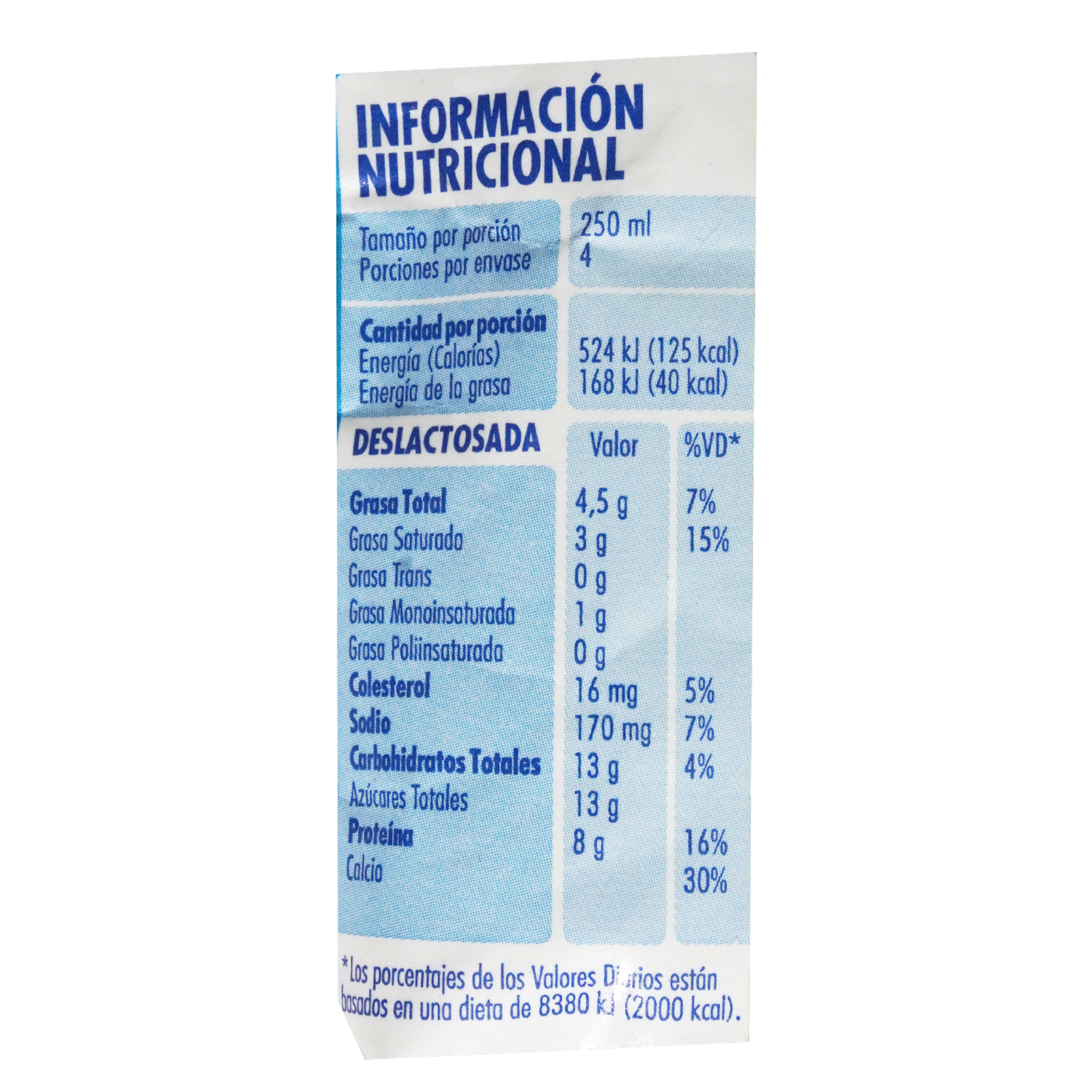 Leche Deslactosada Tetrafino NUTRI Tetra Fino