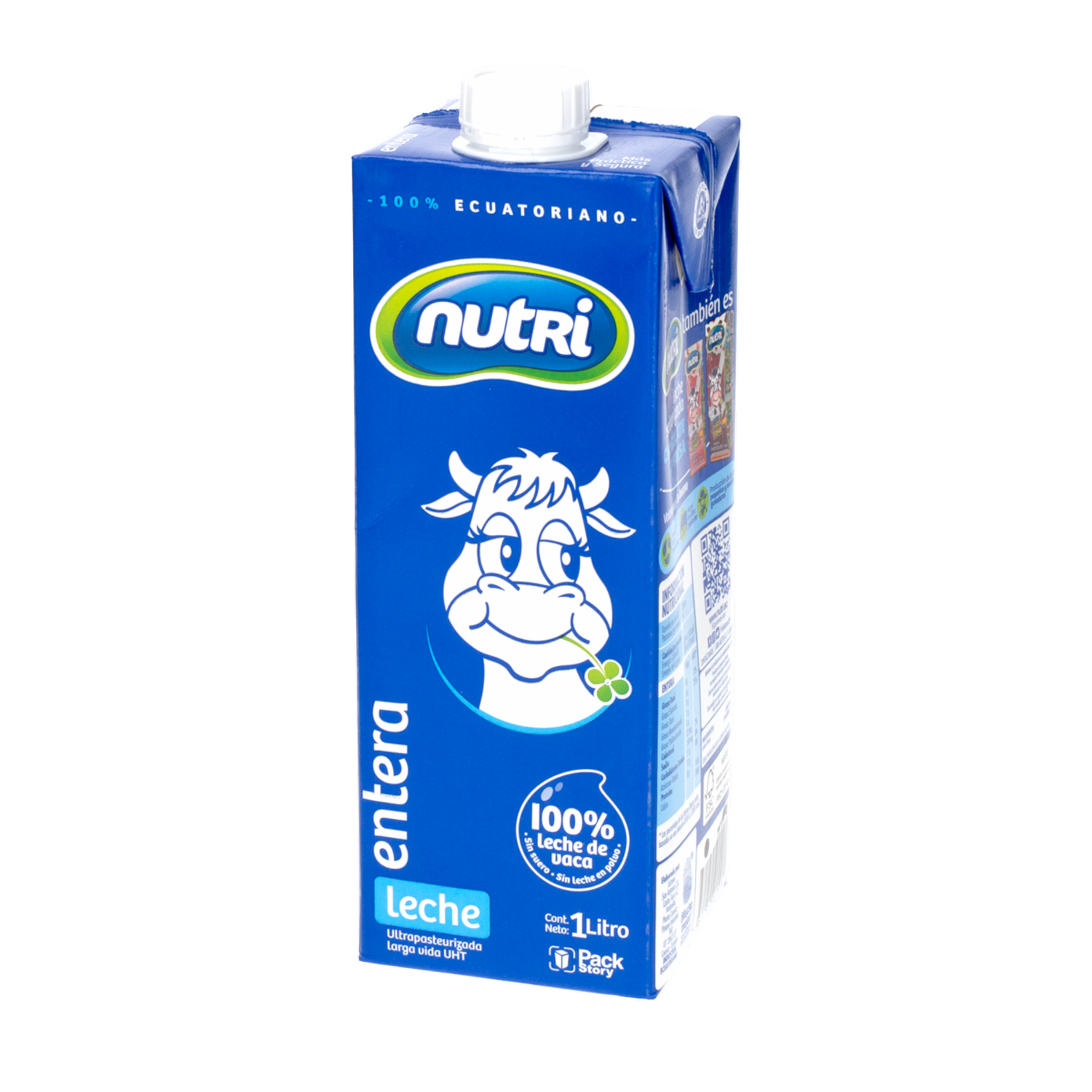 Leche Entera Uht Tetra Square NUTRI 1000 Ml