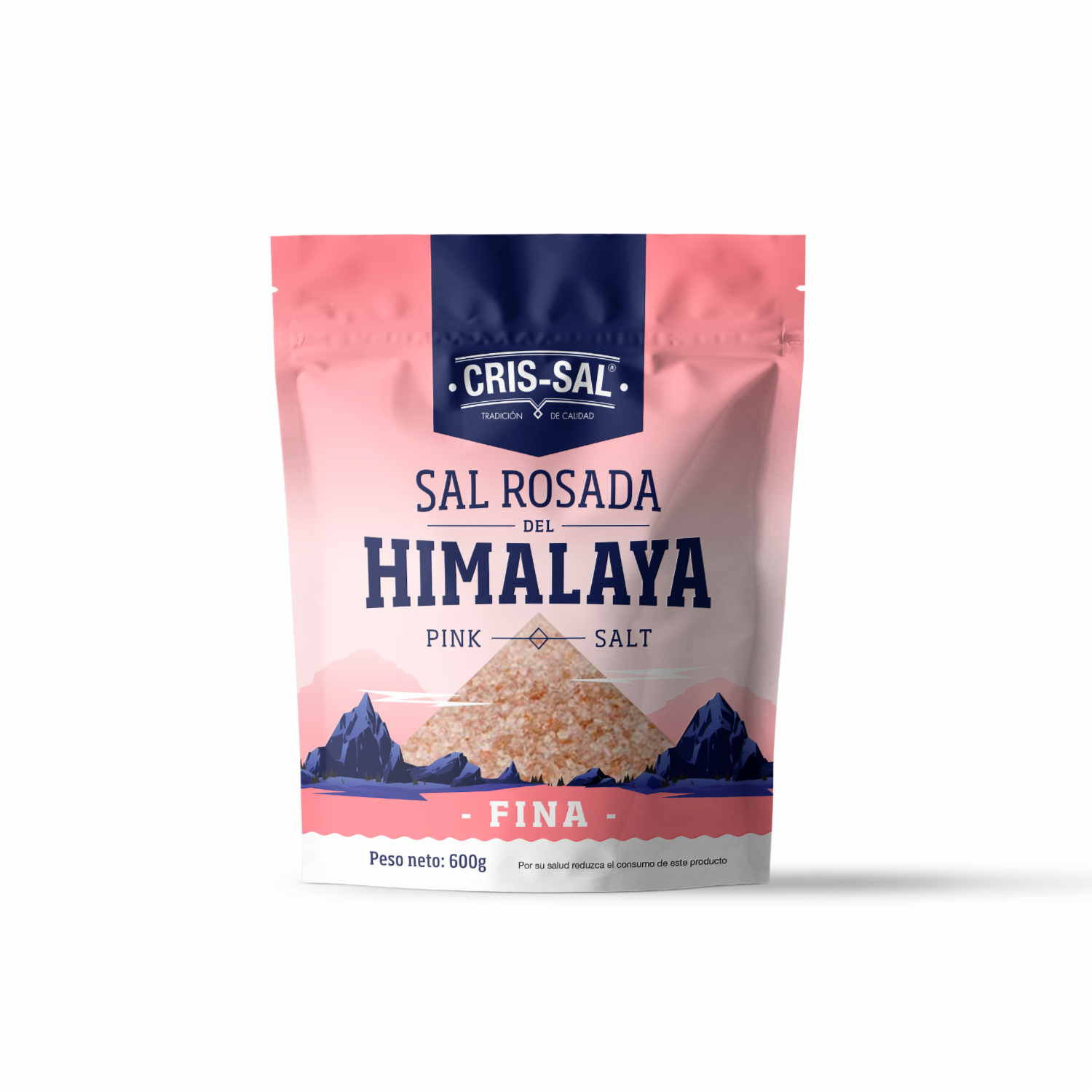 Sal Fina Rosada Del Himalaya CRIS-SAL 600 G
