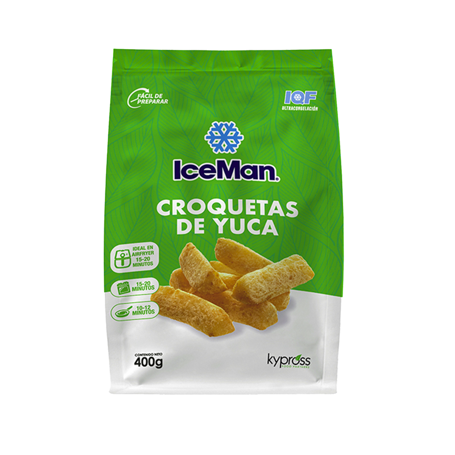 Croquetas De Yuca Congeladas ICEMAN 400 G
