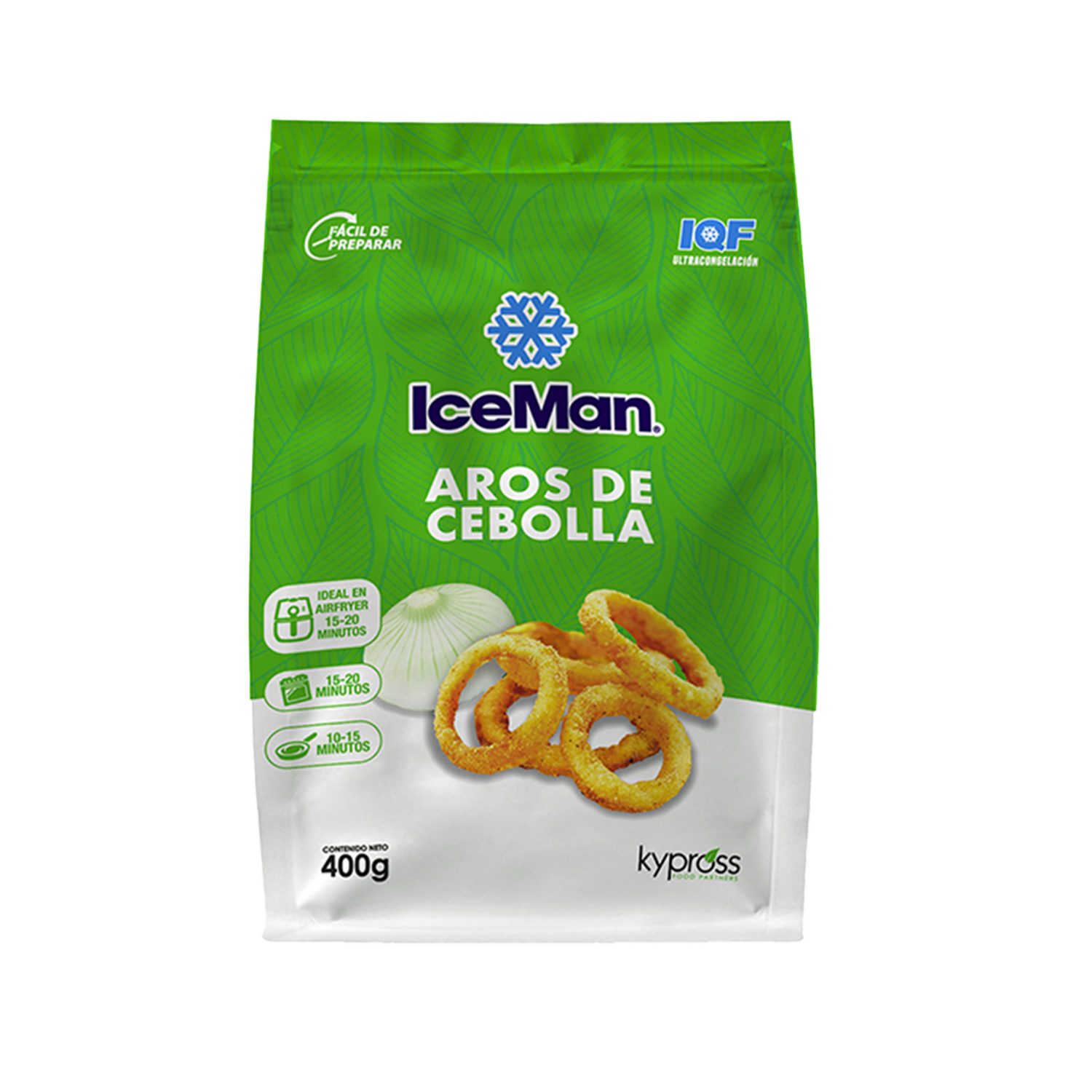Aros De Cebolla Congelados ICEMAN 400 G